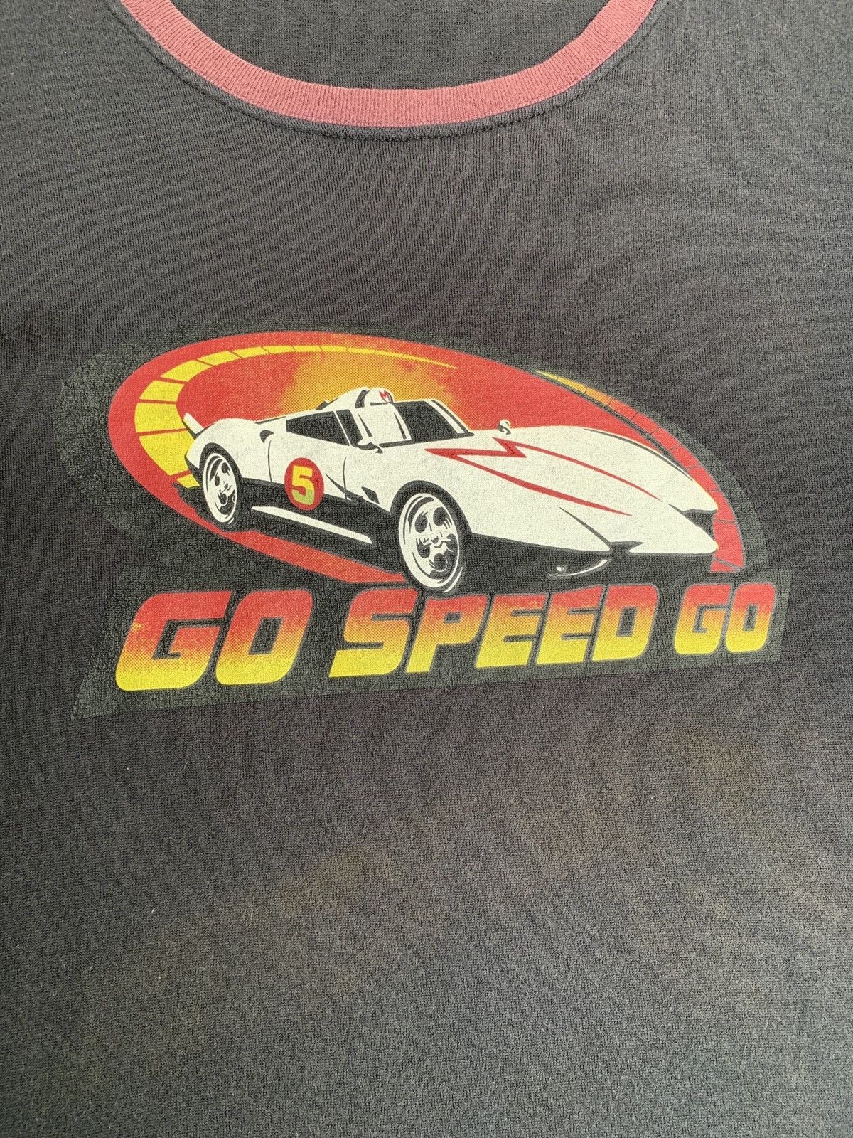 Anime × Japanese Brand × Takeo Kikuchi 2000s Takeo Kikuchi x Speed Racer Faded Multicolor Top Size US M / EU 48-50 / 2 - 3 Thumbnail