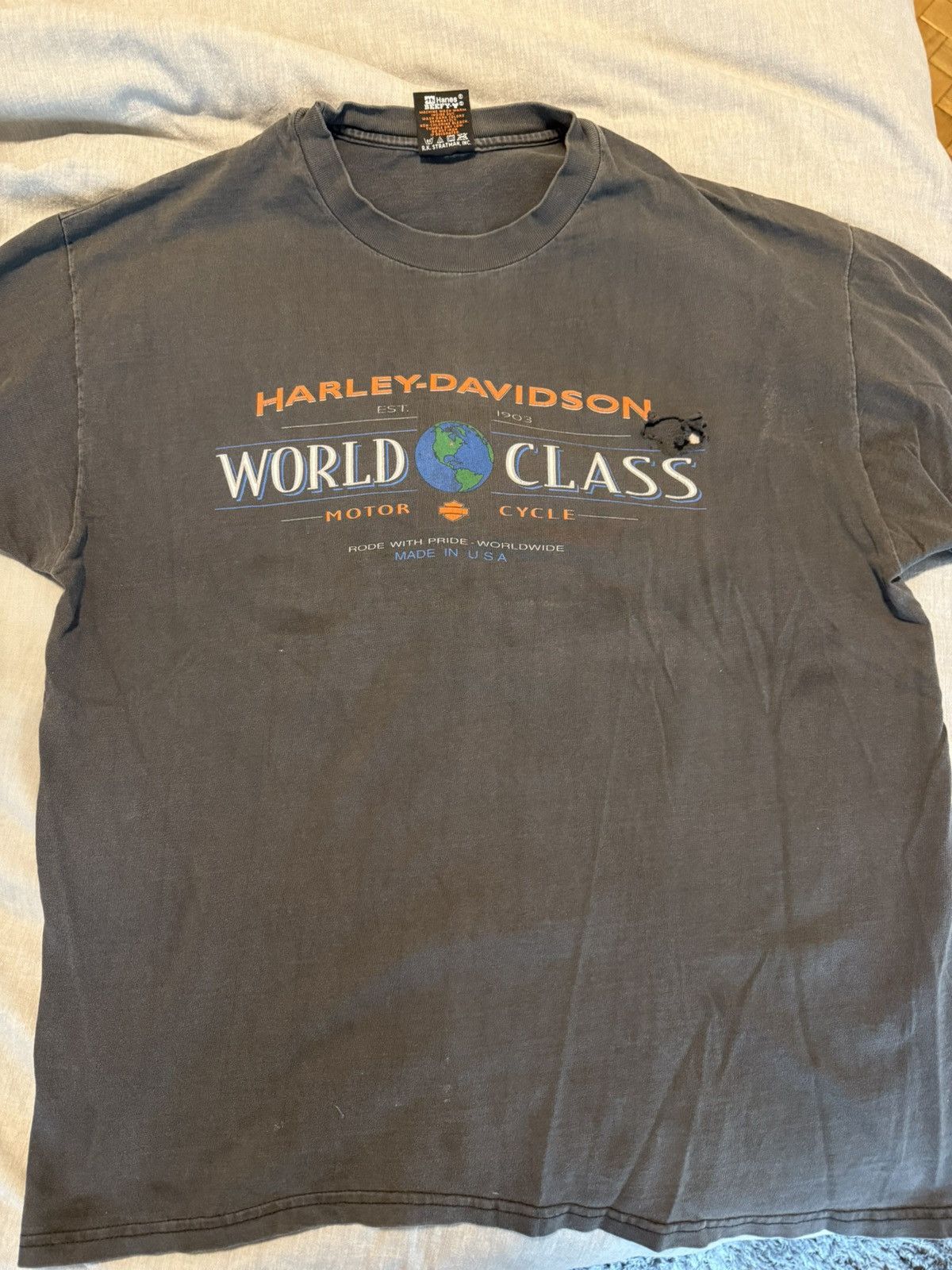 Harley Davidson Vintage harley davidson t shirt Size US XL / EU 56 / 4 - 1 Thumbnail