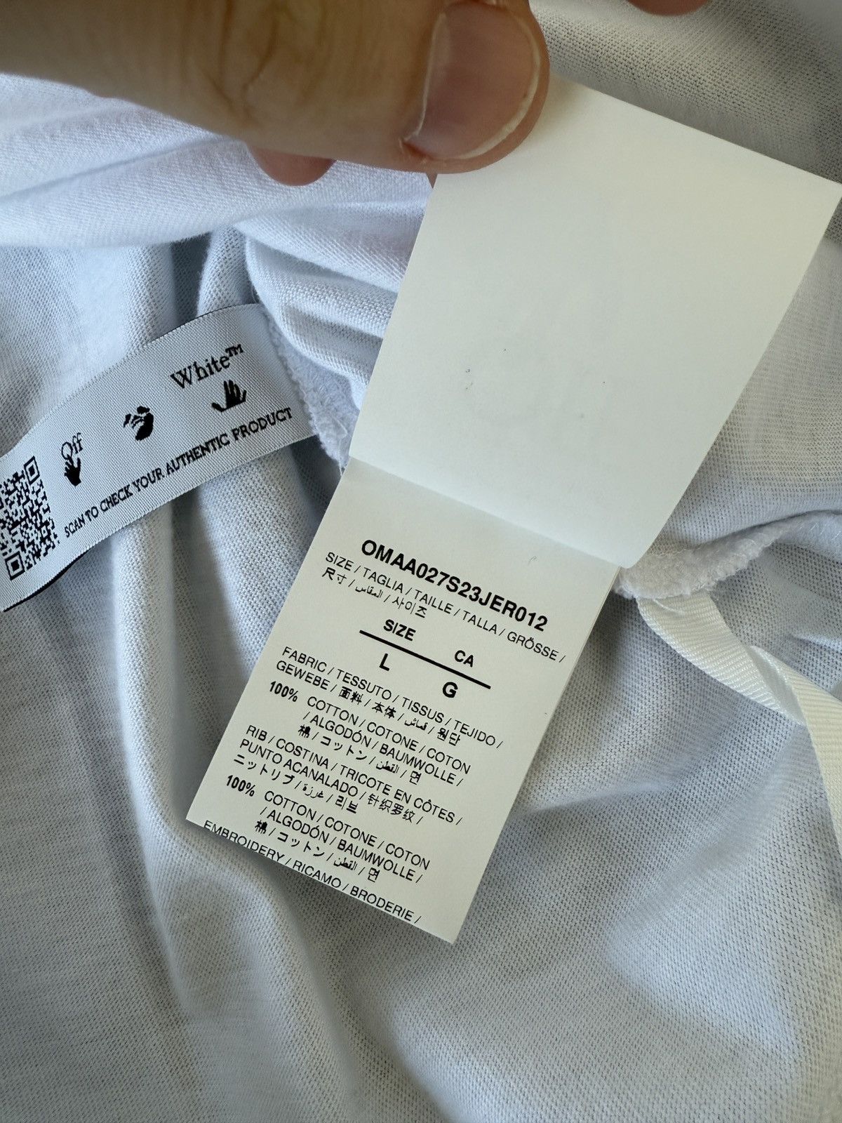 Off-White Off-White Arrows T-Shirt Size US L / EU 52-54 / 3 - 10 Thumbnail