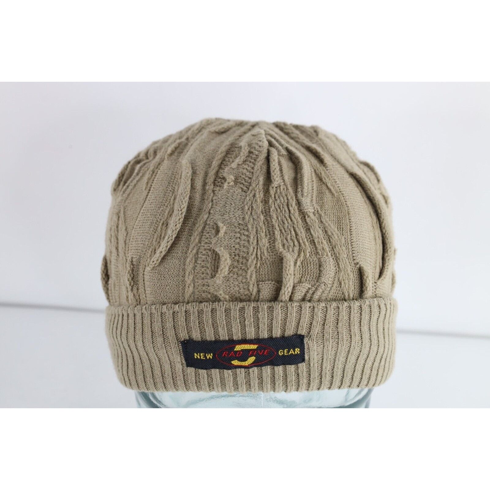 Vintage Vintage 90s Coogi Style Textured Knit Winter Beanie Hat Cap Size ONE SIZE - 1 Thumbnail