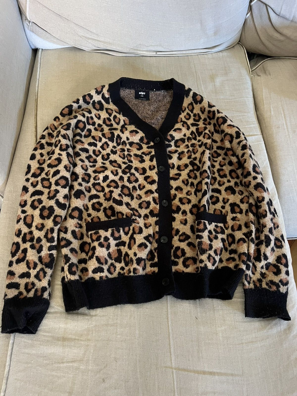 Other UK Other UK Leopard Cardigan - SOLD OUT Size US L / EU 52-54 / 3 - 4 Thumbnail