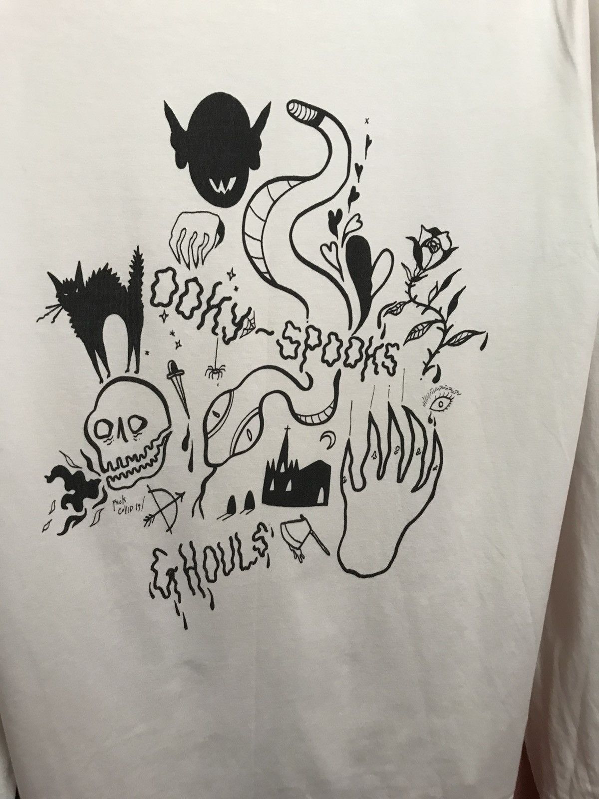 Other Vintage mother of fools fuck COVID 19 streetwear longsleeve Size US M / EU 48-50 / 2 - 3 Thumbnail