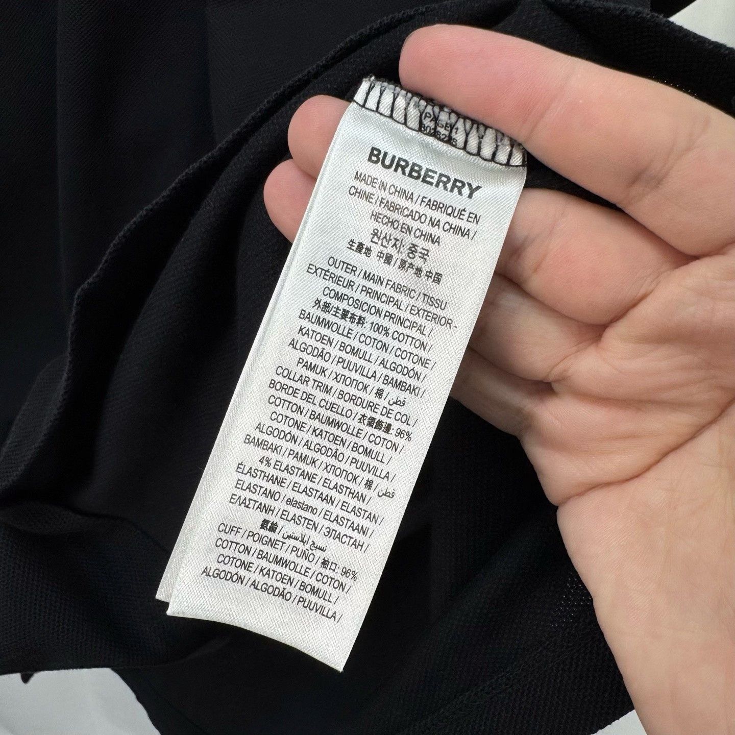 Burberry Burberry Embroidered Letter Poli Short-Sleeve Size US XL / EU 56 / 4 - 6 Thumbnail