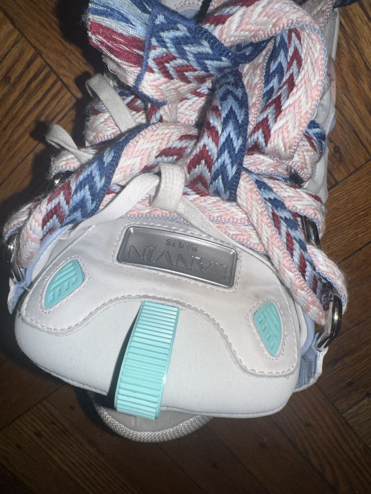 Lanvin Lanvin curb sneaker white pink Size US 11 / EU 44 - 12 Thumbnail