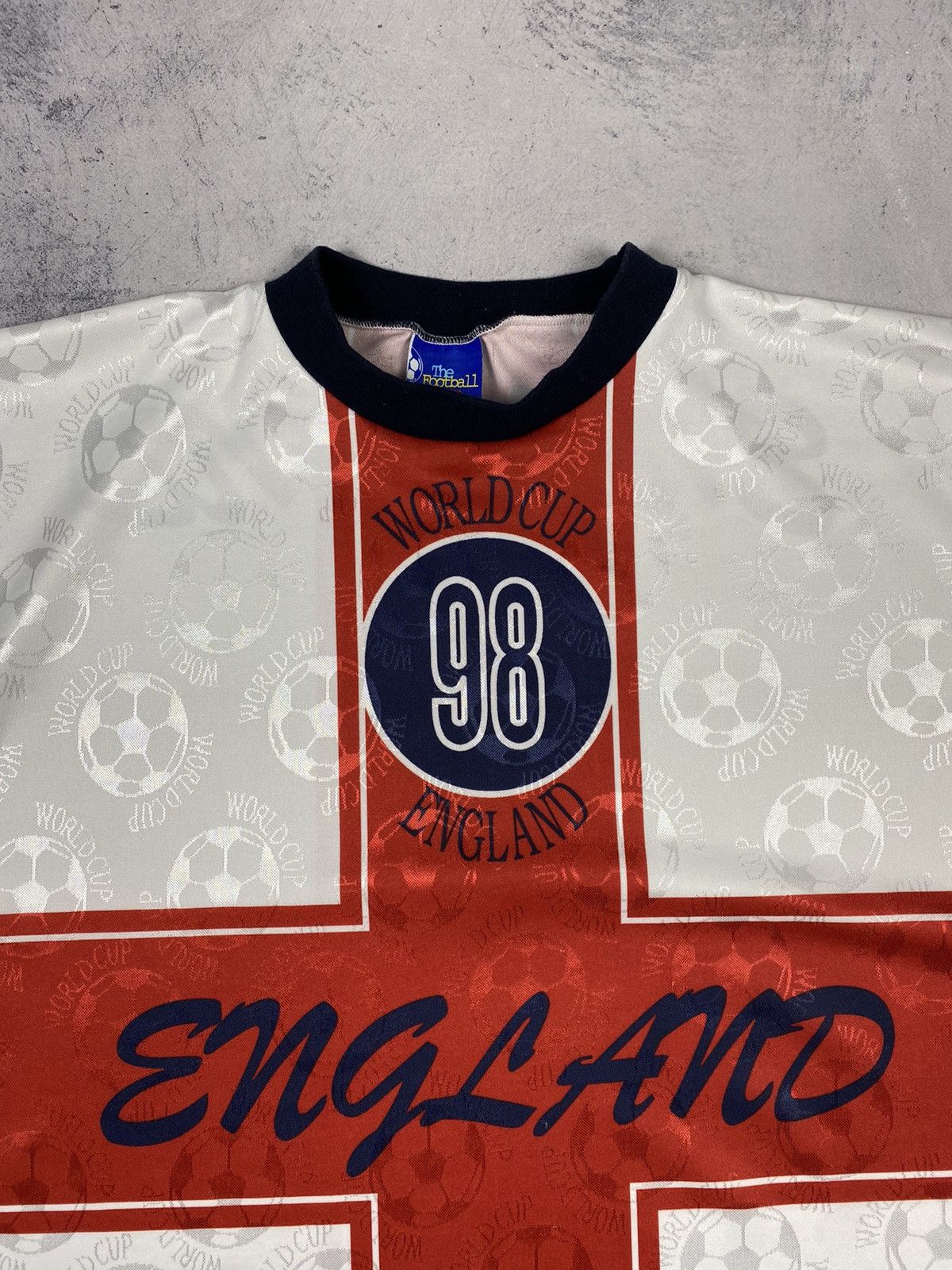 Vintage Vintage England World Cup 1998 Fan Football Jersey Size US XL / EU 56 / 4 - 7 Thumbnail