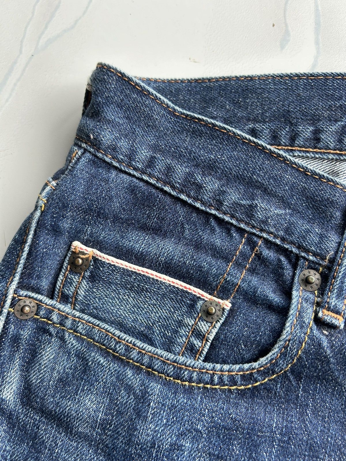 Japanese Brand Dessin Untitled Selvedge distressed denim Size US 32 / EU 48 - 5 Thumbnail