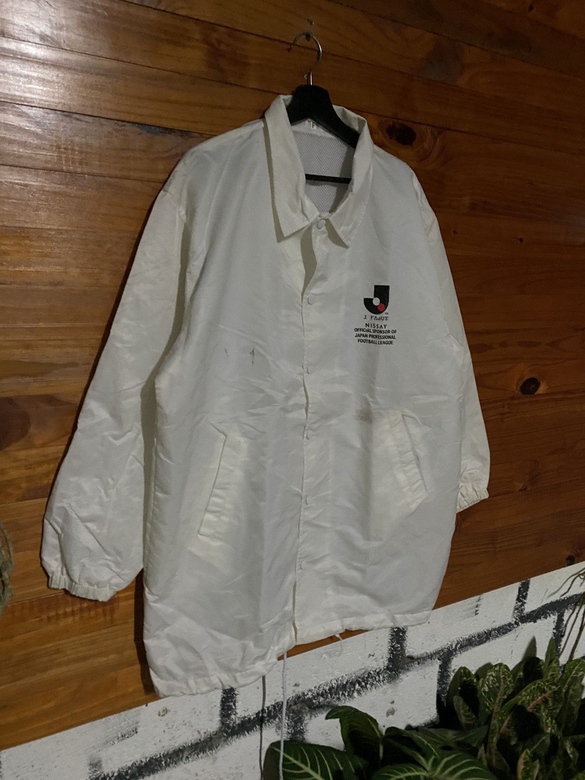 Vintage Vintage J.League NISSAY Coach Jacket – Japan Professional Size US L / EU 52-54 / 3 - 5 Thumbnail