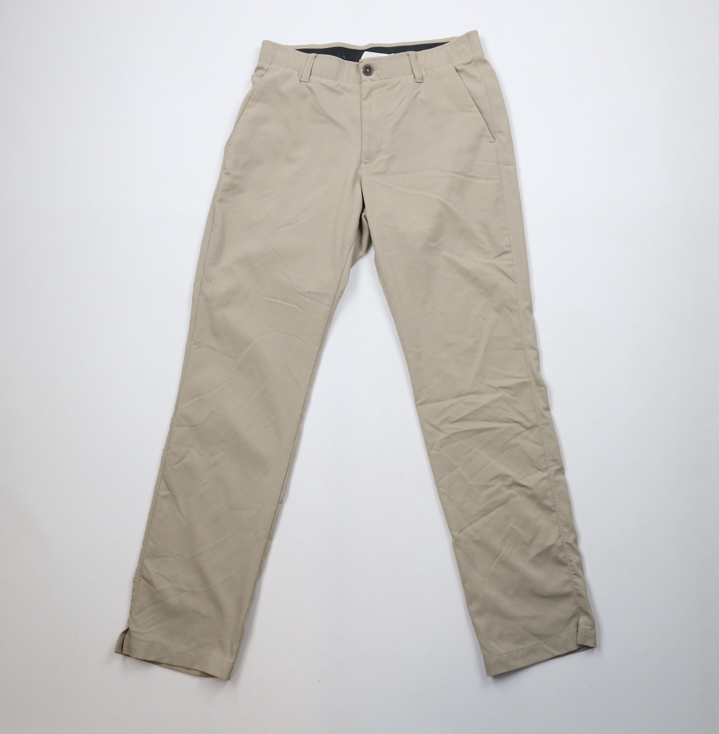 Under Armour × Vintage Under Armour Herringbone UA Showdown Golf Pants Beige Size US 32 / EU 48 - 1 Thumbnail