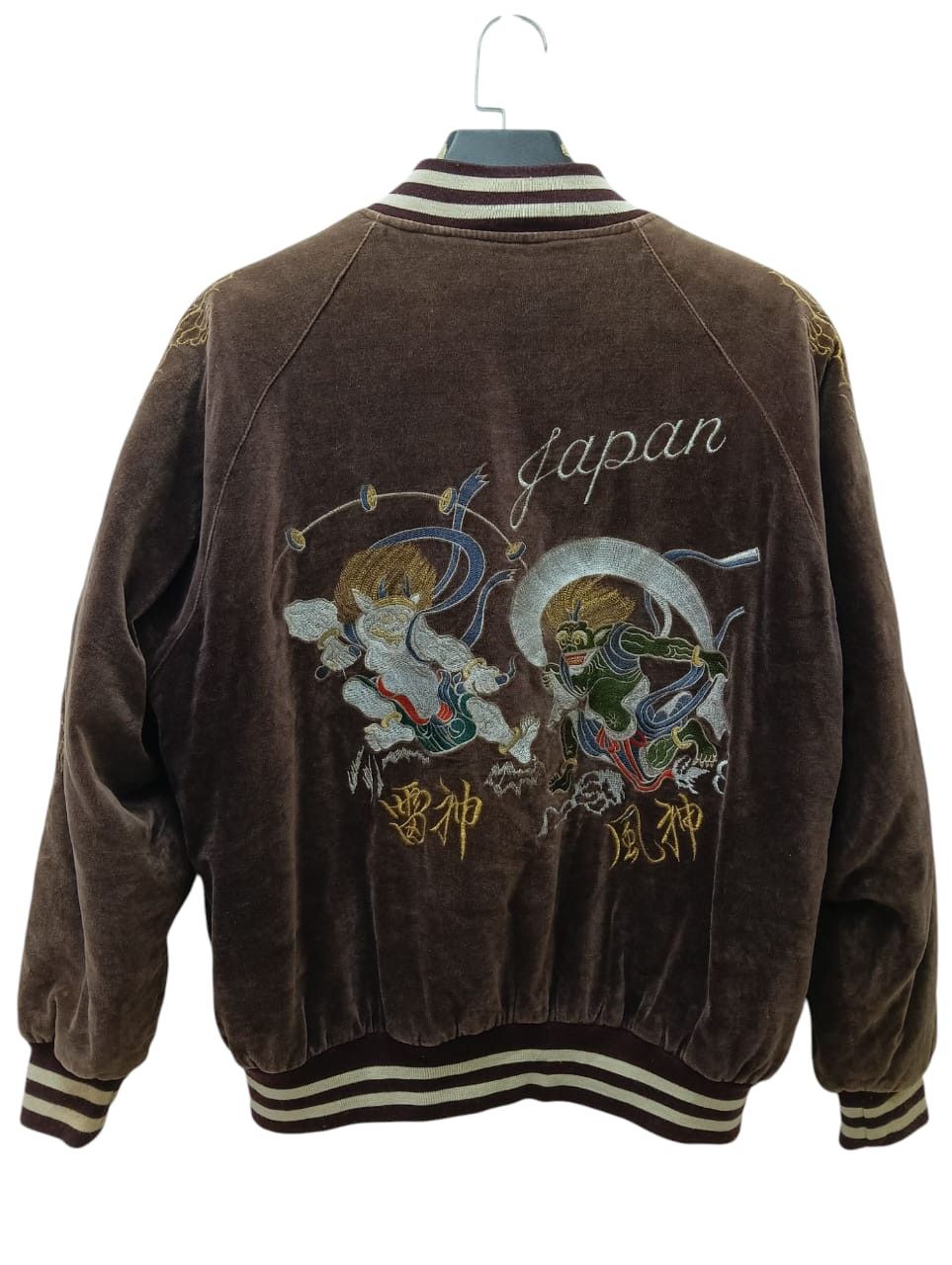 Japanese Brand × Toyo Enterprises × Vintage 🔥Vintage Sukajan Dragon Yokosuka Japan Velvet Jacket Size US XL / EU 56 / 4 - 1 Thumbnail