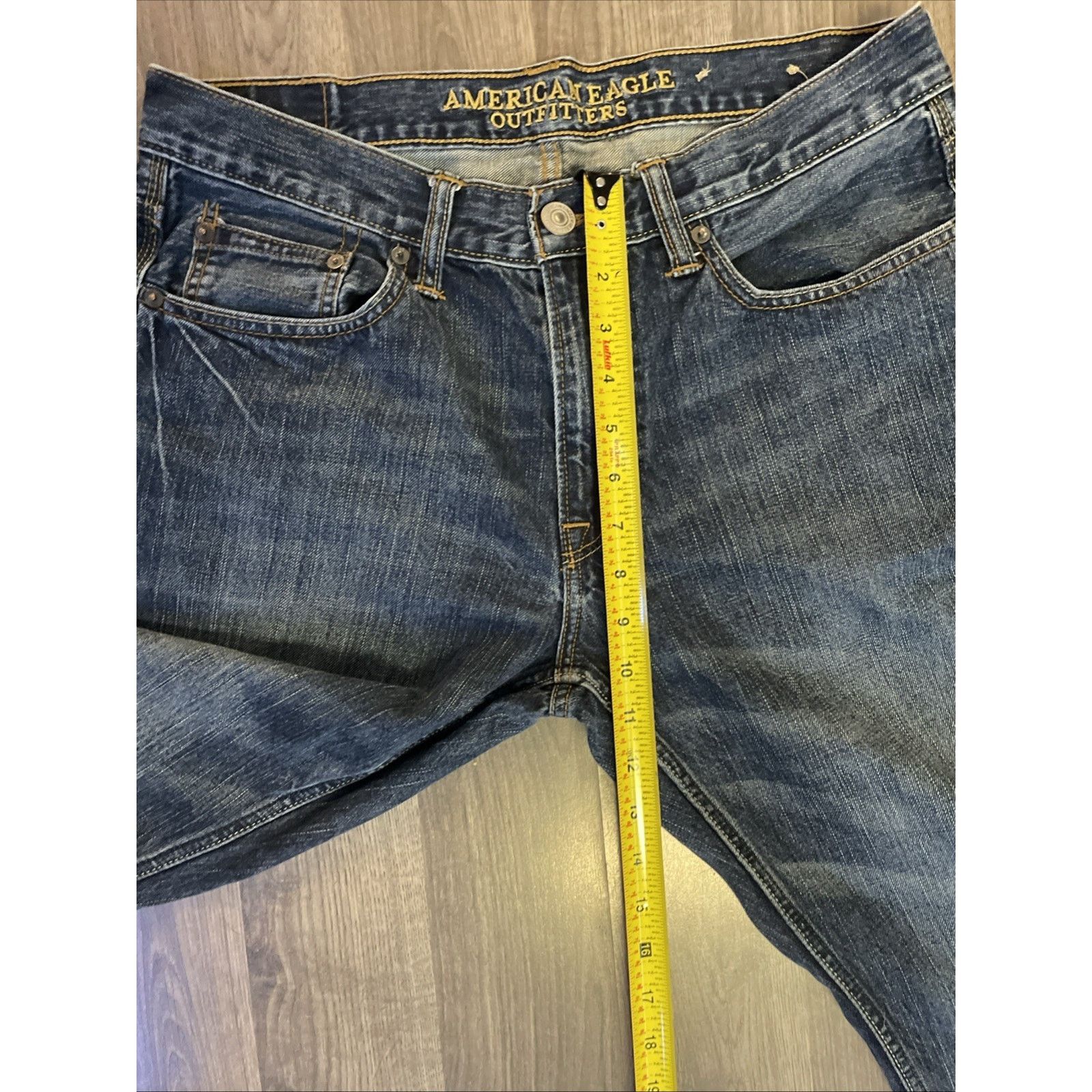 American Eagle Outfitters American Eagle Men's Jeans Size 33x34 Classic Boot Cut Dark Size US 33 - 5 Thumbnail