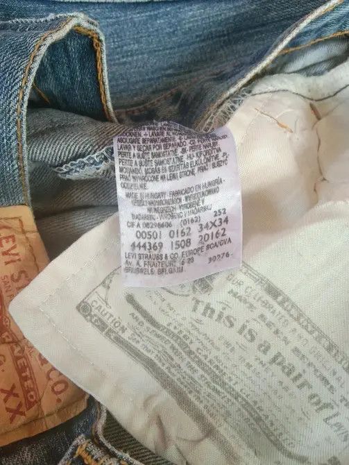 Levi's Vintage Levi's 501 Distressed Jeans 34x32 Size US 34 / EU 50 - 8 Thumbnail