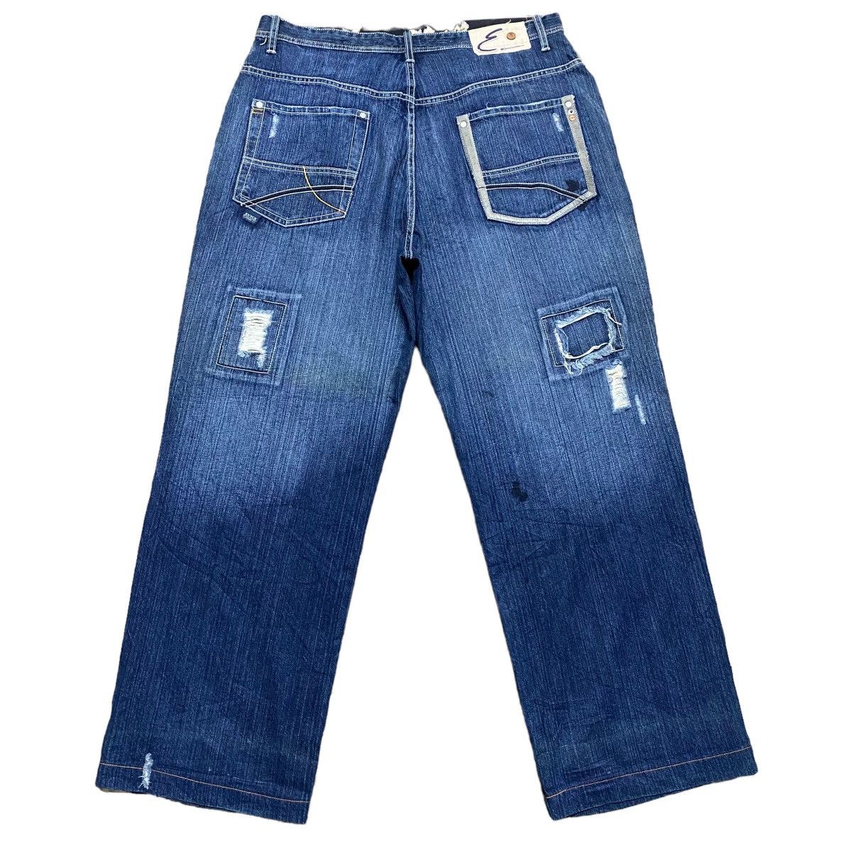 Enyce Vintage Enyce Denim Patchwork Baggy Pants Size US 36 / EU 52 - 2 Thumbnail