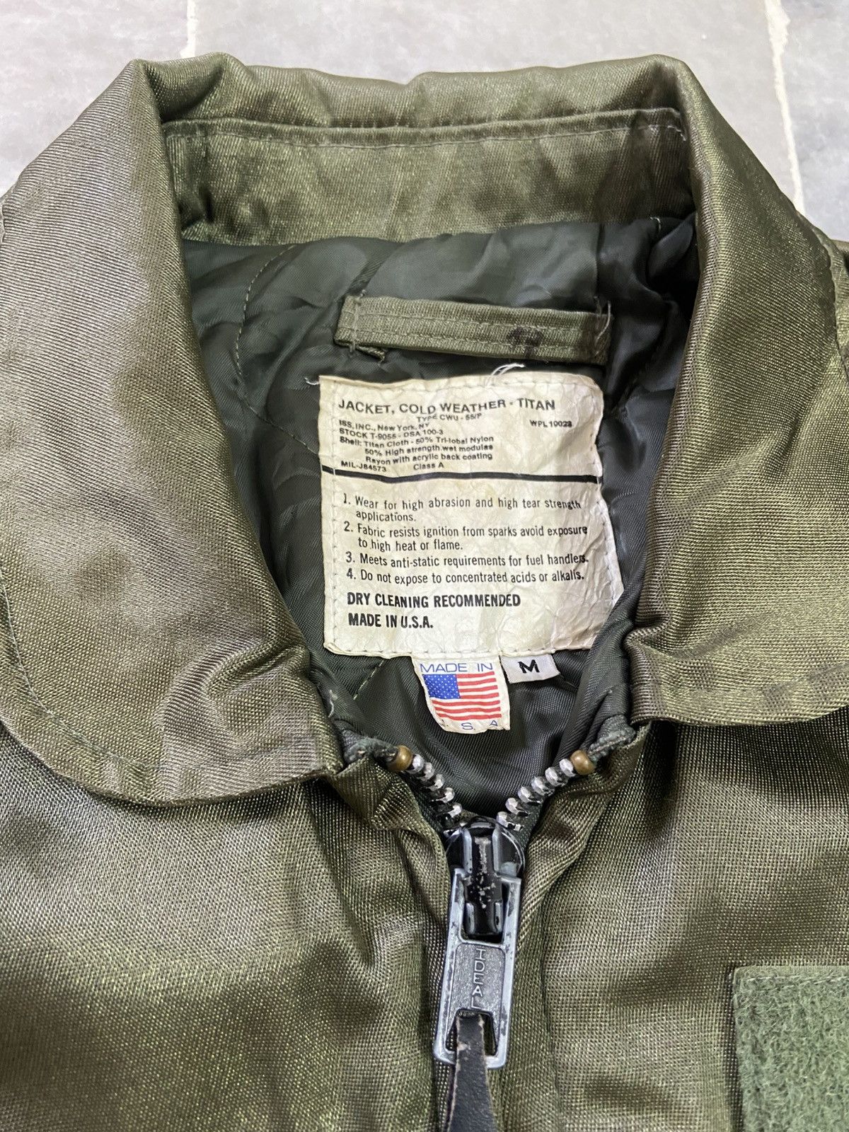 I. Spiewak And Sons Spiewak CWU -55P Flight Bomber Jacket Made in USA Medium Size US M / EU 48-50 / 2 - 7 Thumbnail