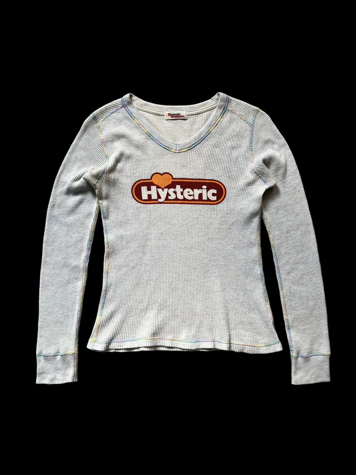 Hysteric Glamour Vintage Hysteric Glamour Longsleeve Waffle Shirt Size XS / US 0-2 / IT 36-38 - 1 Thumbnail