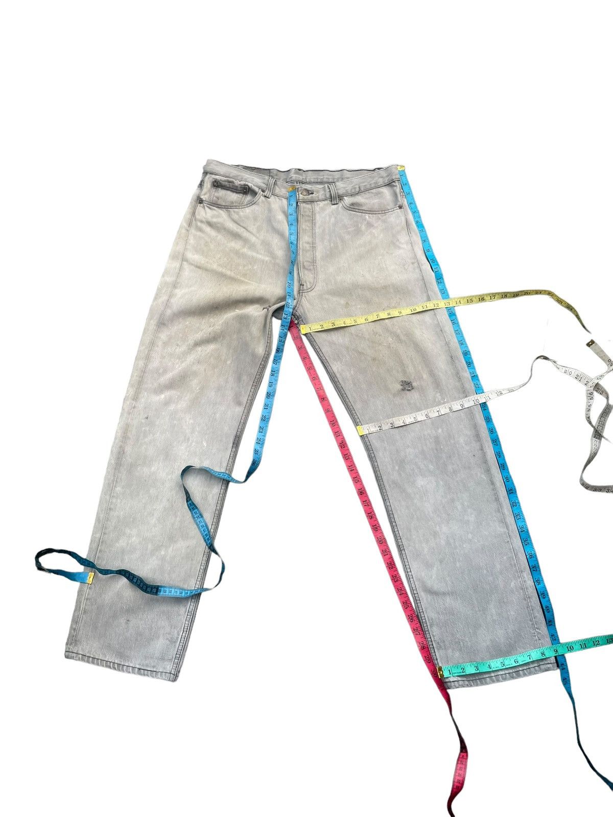 Levi's × Vintage Vintage 1993 Levis 501 e Faded Distresed Denim Size US 37 - 21 Thumbnail