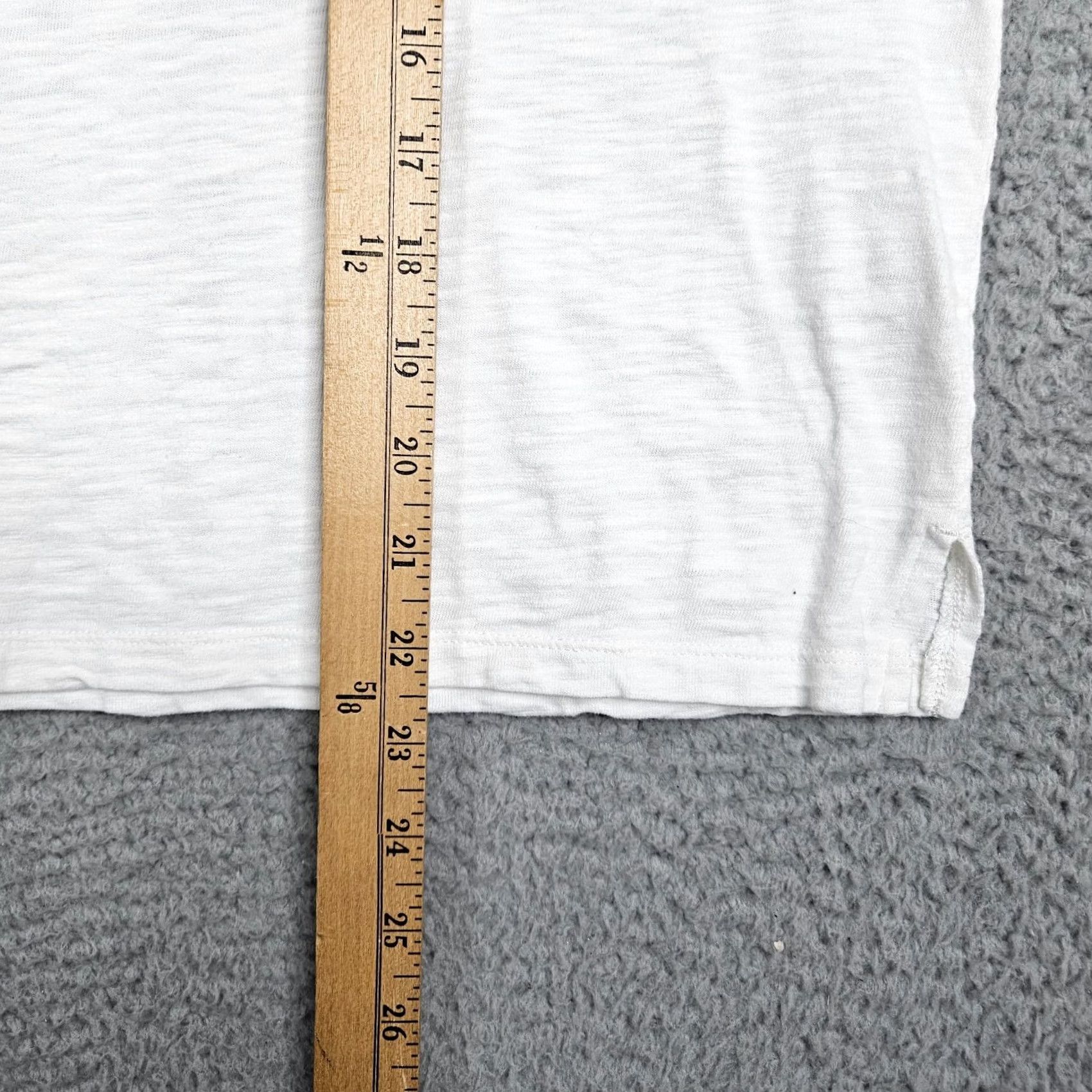Madewell Madewell Tank White L Shirt Womens Regular Cotton Short Sleeve Tank Top Vocation Printed Size L / US 10 / IT 46 - 3 Thumbnail