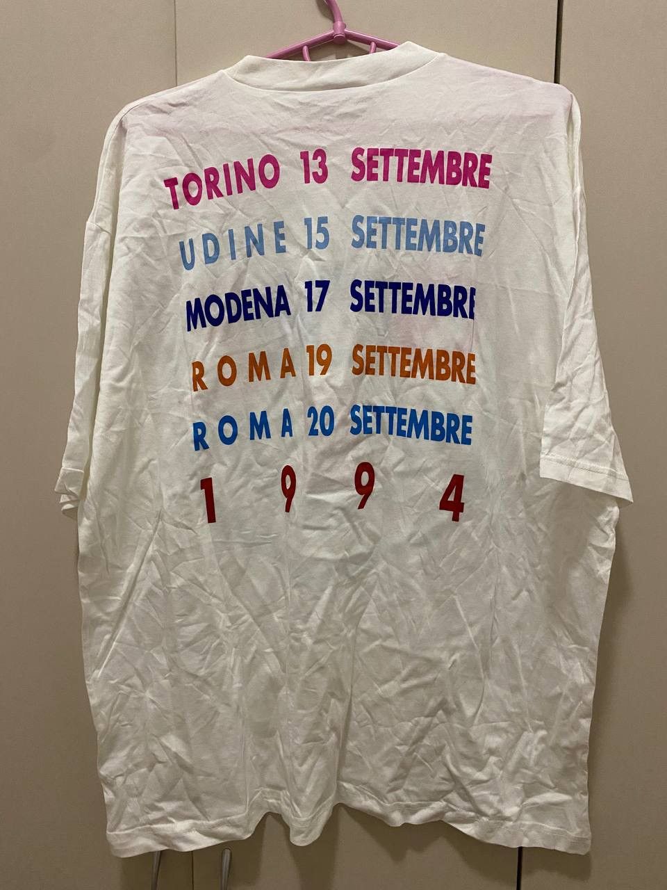 Band Tees × Pink Floyd × Vintage Vintage Pink Floyd 1994 Tour T-Shirt Stefanel Golf Size US XL / EU 56 / 4 - 2 Thumbnail