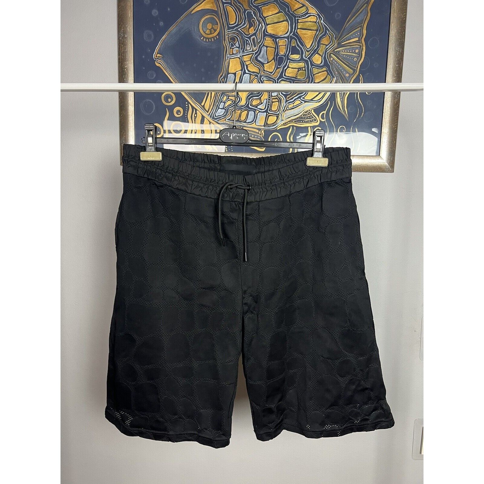 Alexander Wang × H&M MINT! Alexander Wang x H&M Black Patchwork Short Size M Size US 32 / EU 48 - 5 Thumbnail