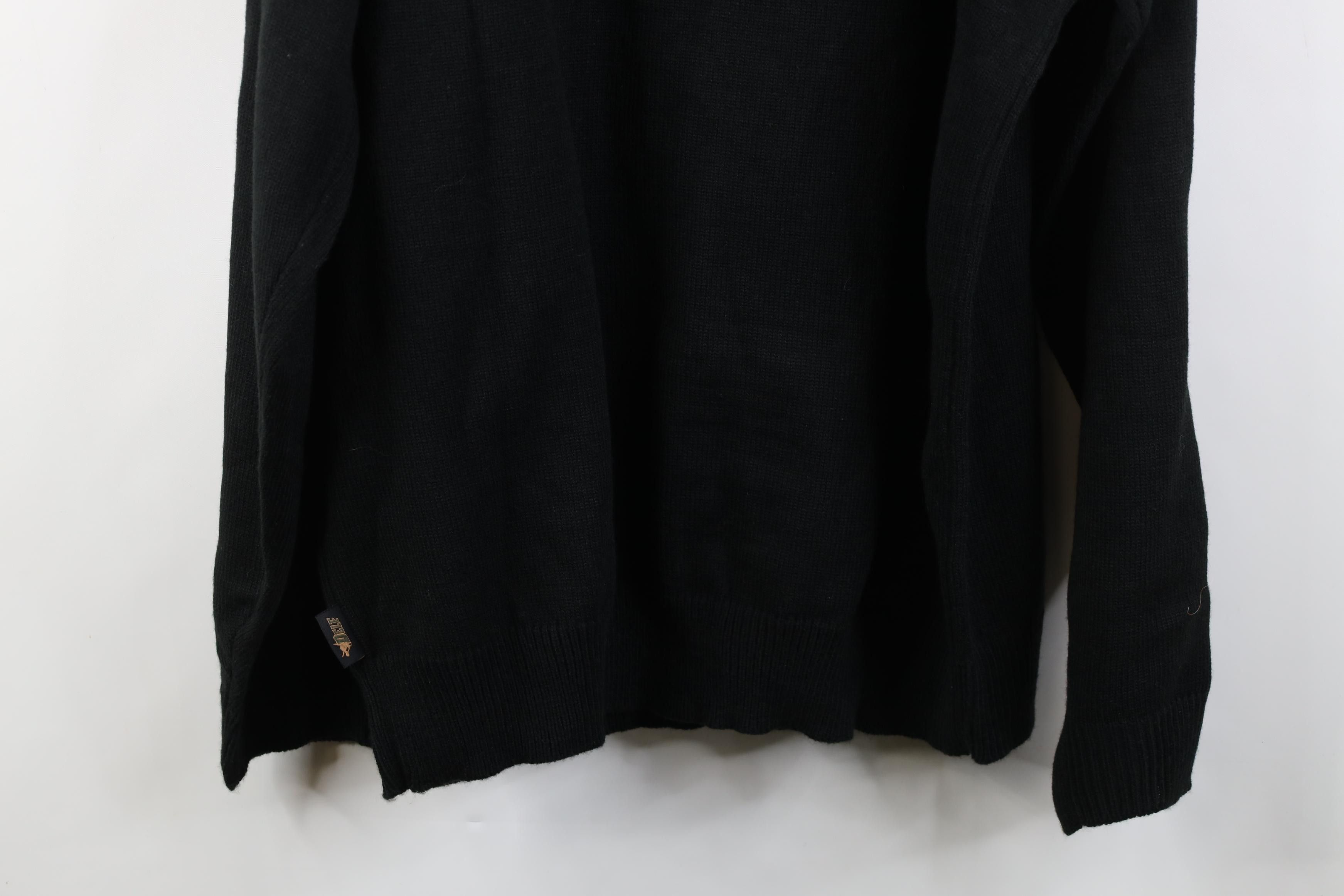 Vintage Deadstock Vintage 90s Y2K Streetwear Mock Neck Knit Sweater Size US XXL / EU 58 / 5 - 15 Thumbnail