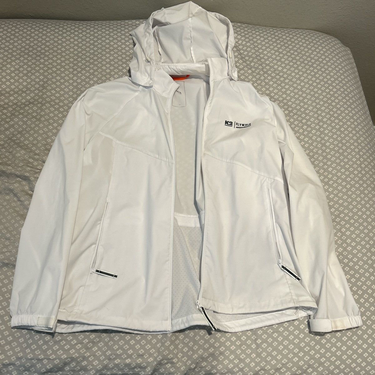 Other K2 White lightweight Windbreaker Jacket Size US S / EU 44-46 / 1 - 1 Thumbnail