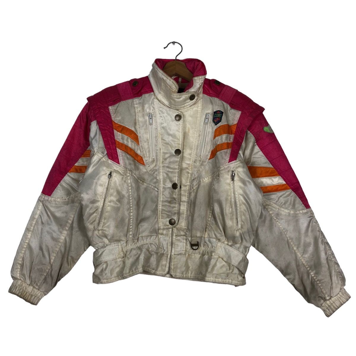 Japanese Brand 🔥90’s Vintage Ski Jacket Cropped Design Colle Japan Made Size US M / EU 48-50 / 2 - 8 Thumbnail