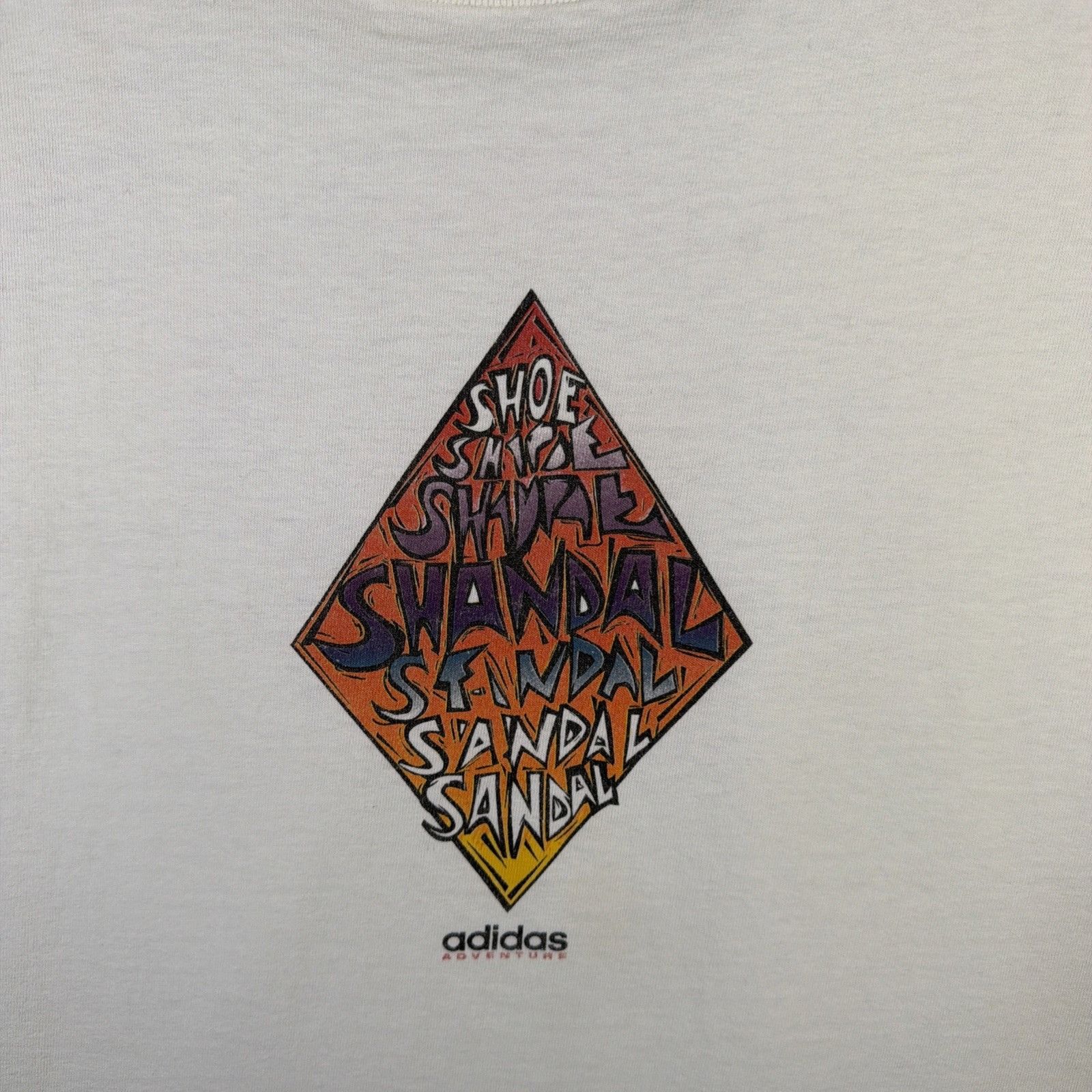 Adidas Vintage Adidas Shirt XL White 90s Sandal Shoe Sneaker ACG Size US XL / EU 56 / 4 - 3 Thumbnail