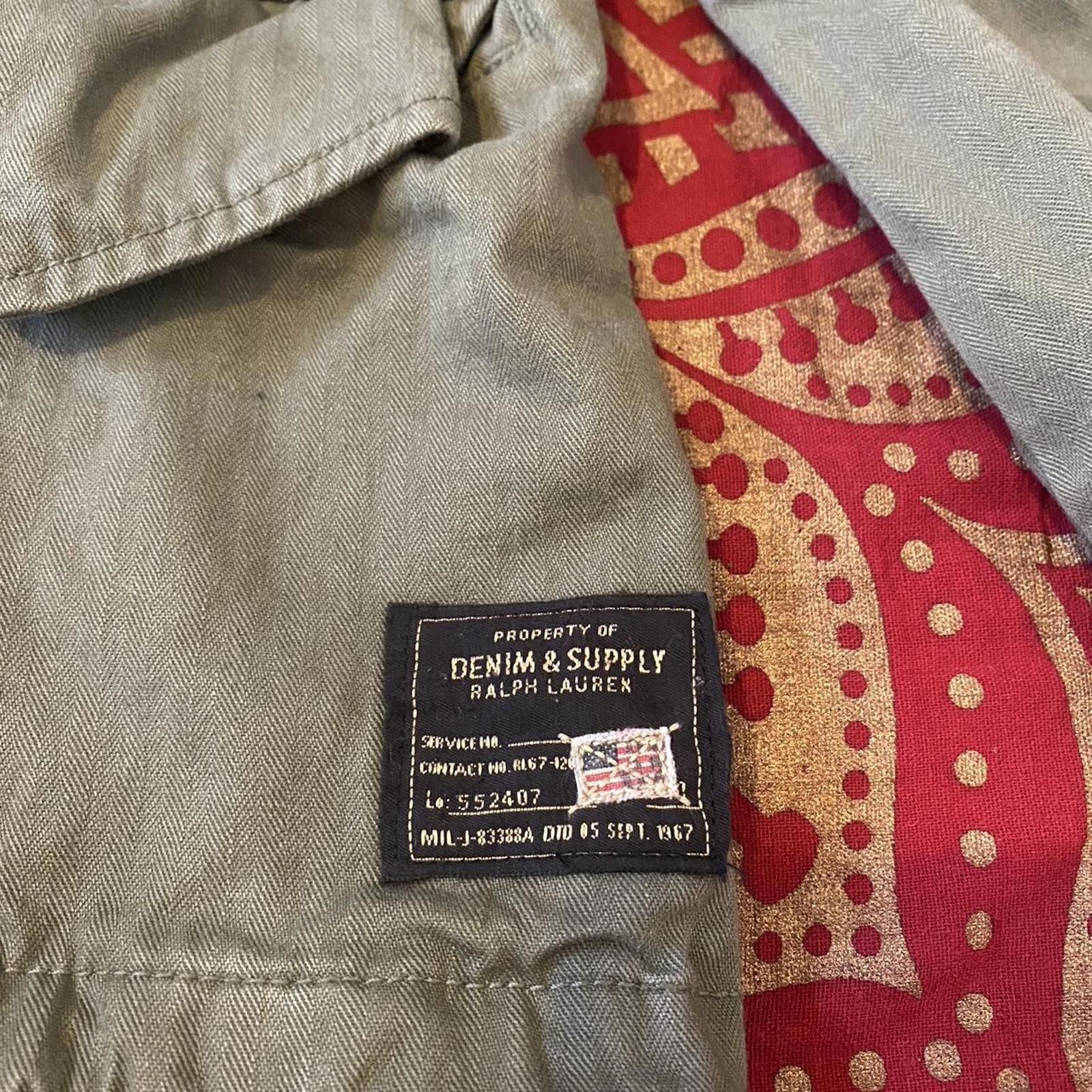 Polo Ralph Lauren Ralph Lauren Denim & Supply Men's Utility Jacket with Patchs Size US M / EU 48-50 / 2 - 7 Thumbnail