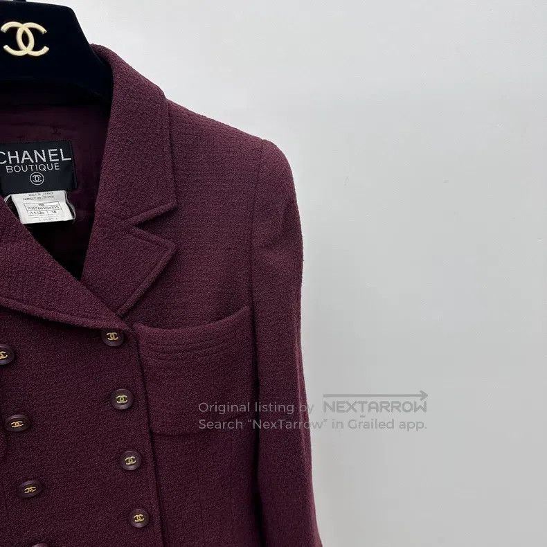 Chanel Chanel Vintage double-breasted suit jacket Size XS / US 0-2 / IT 36-38 - 4 Thumbnail