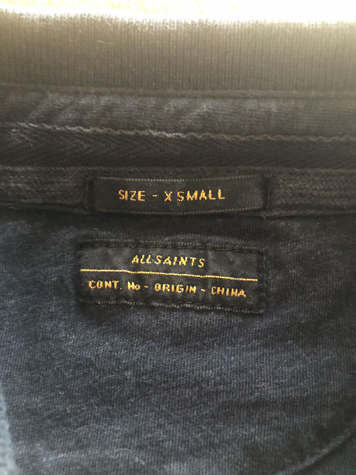 Allsaints × Vintage ALLSAINTS VINTAGE BRAMFORD QUALITY POLO SHIRT Size US XS / EU 42 / 0 - 3 Thumbnail