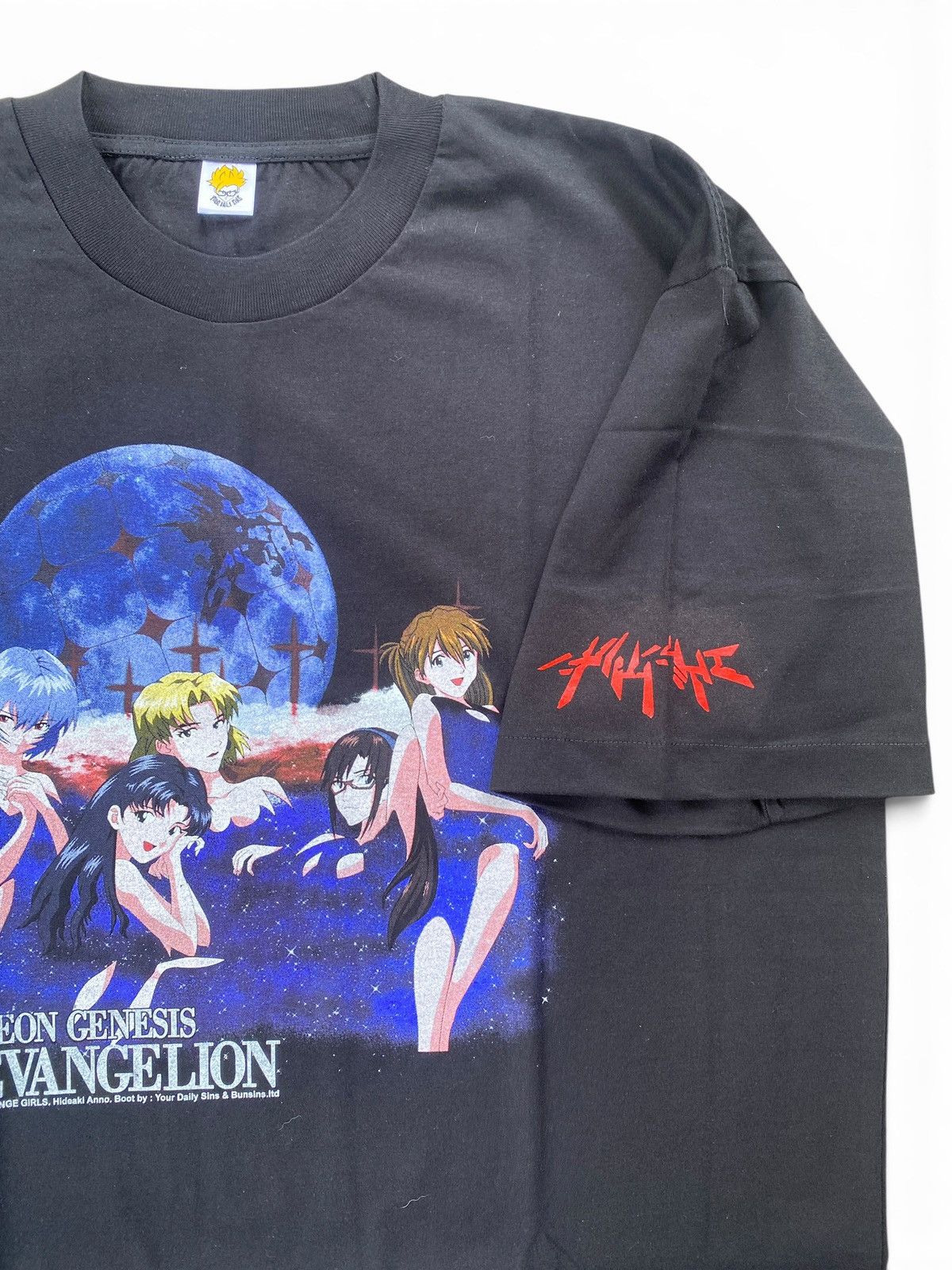 Japanese Brand Rare Evangelion Waifu Anime Shirt Neon Genesis Graphic Tee Size US XL / EU 56 / 4 - 7 Thumbnail