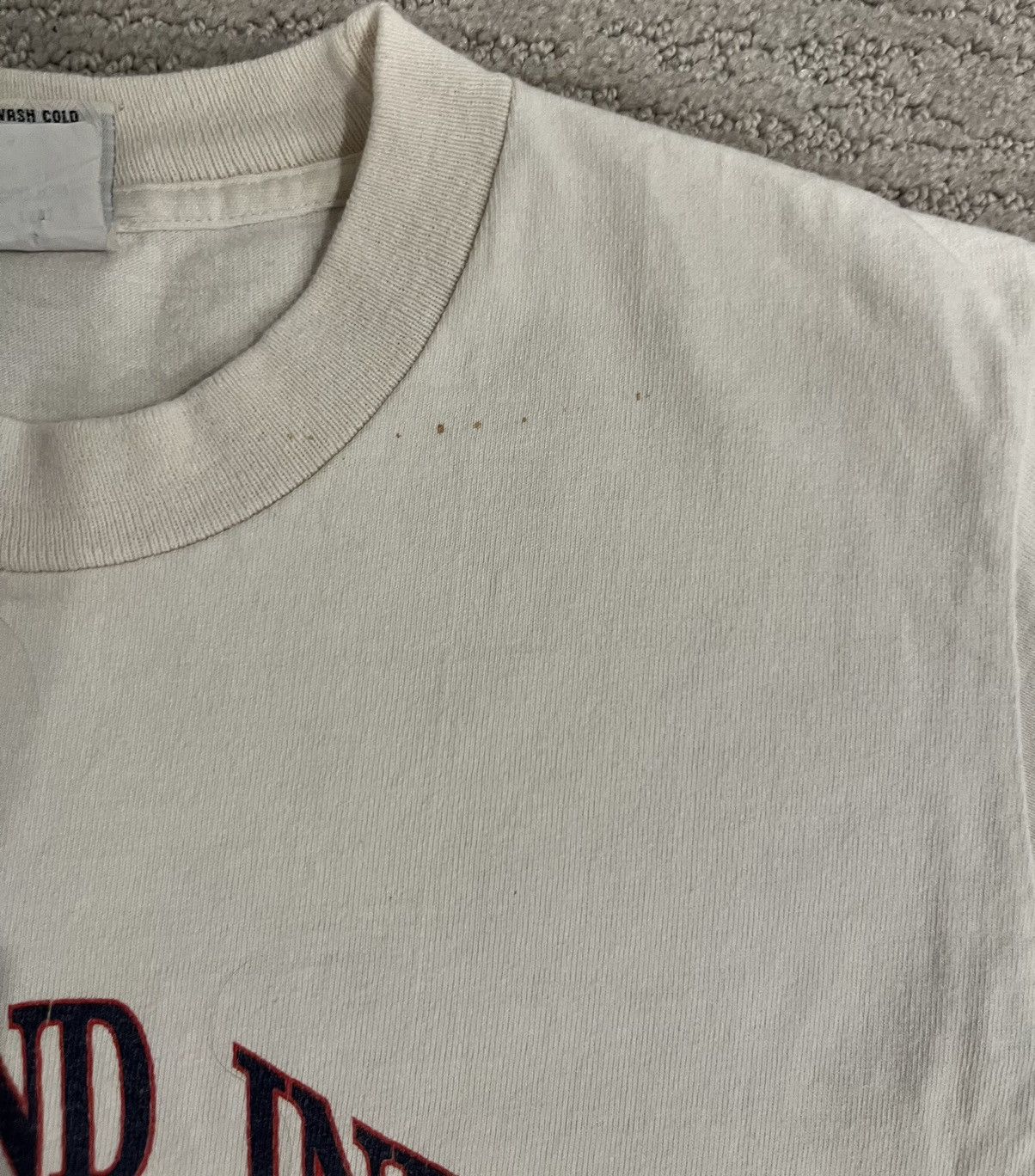 MLB × Nutmeg × Vintage Vintage 1992 Cleveland Indians Nutmeg MLB Tee Size US S / EU 44-46 / 1 - 7 Thumbnail