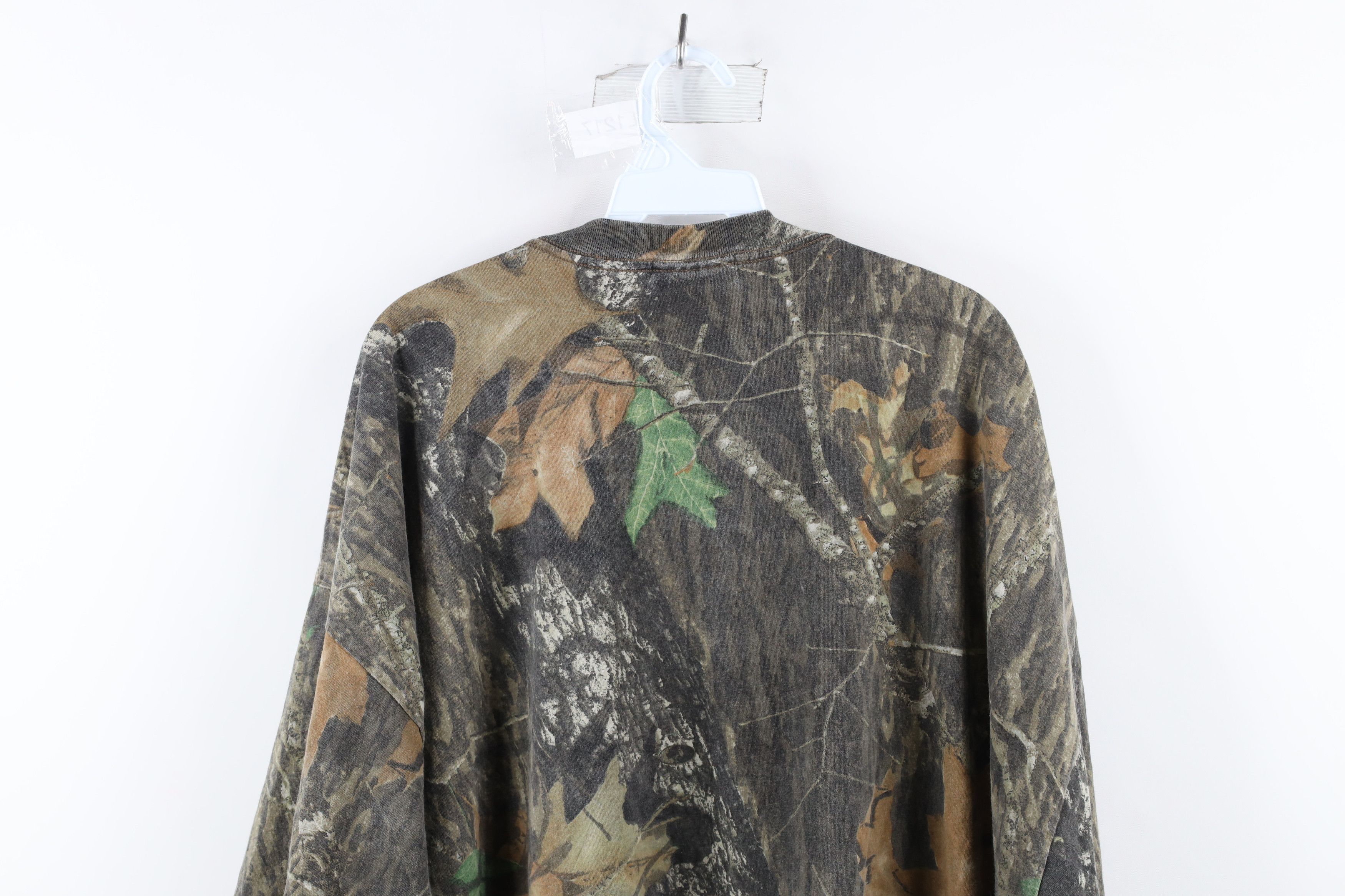 Vintage Vintage 90s Jerzees Camouflage Pocket T-Shirt 3XL Size US XXL / EU 58 / 5 - 7 Thumbnail