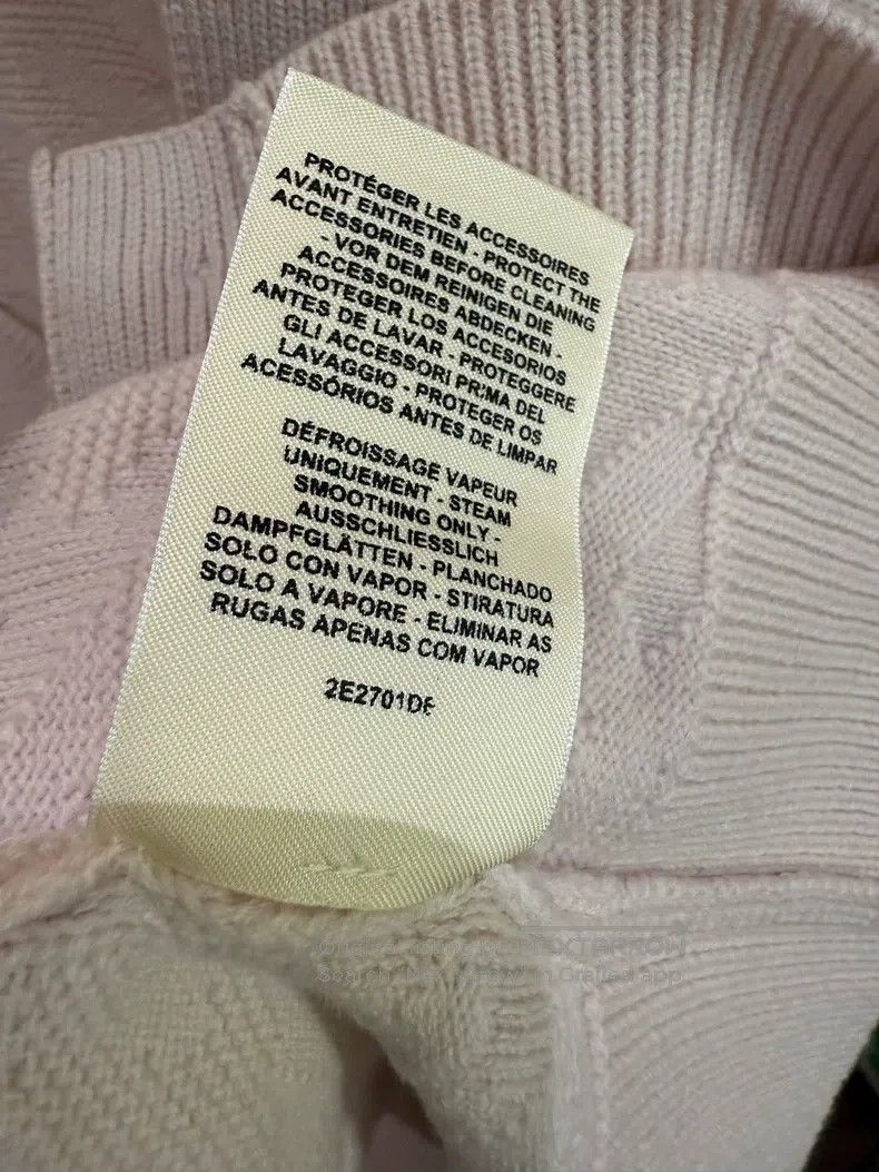 Hermes Hermes Pink Wool Knit Open Cardigan Size XXS / US 00 / IT 34 - 6 Thumbnail