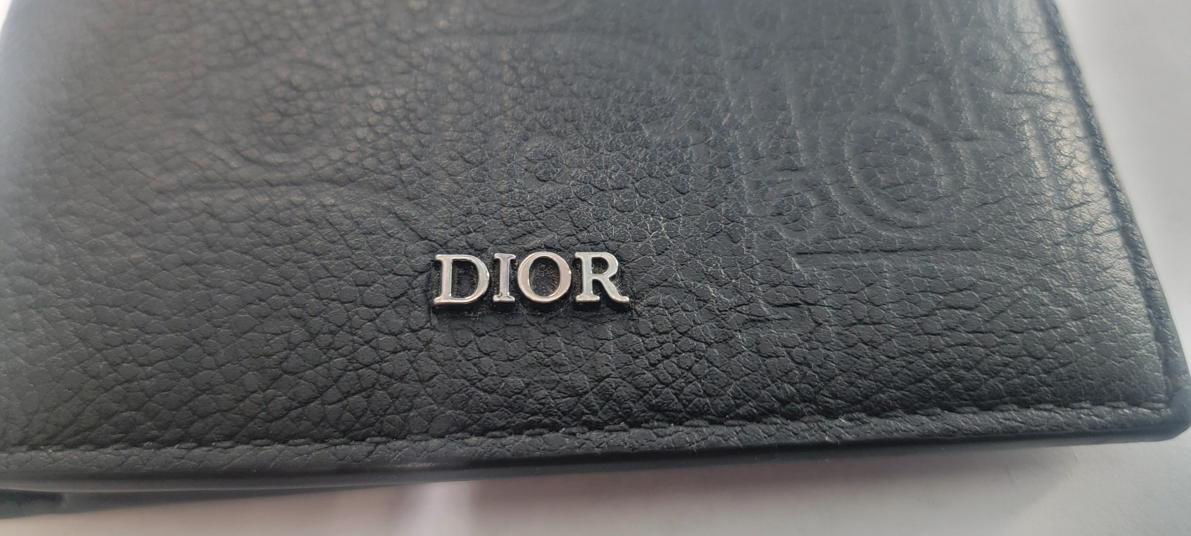 Dior Black Dior Calfskin Gravity Leather Bifold Wallet Size ONE SIZE - 2 Thumbnail