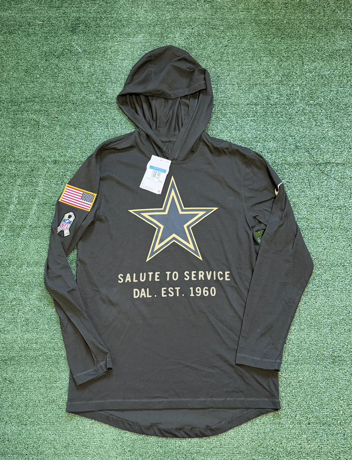 Nike Dallas Cowboys Salute to Service Lightweight Hoodie Nike Size US M / EU 48-50 / 2 - 1 Thumbnail