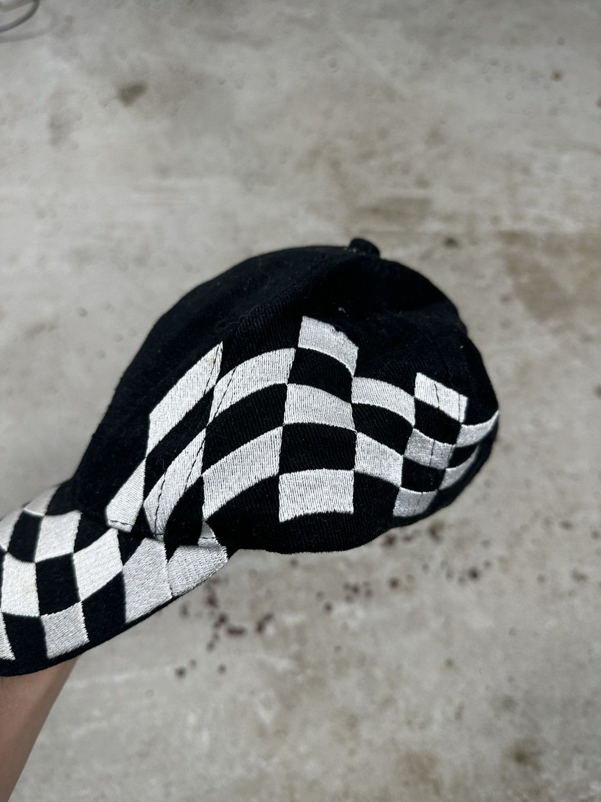 Nintendo Vintage Y2K Super Mario Black Racing Kart Hat Cap Size ONE SIZE - 4 Thumbnail