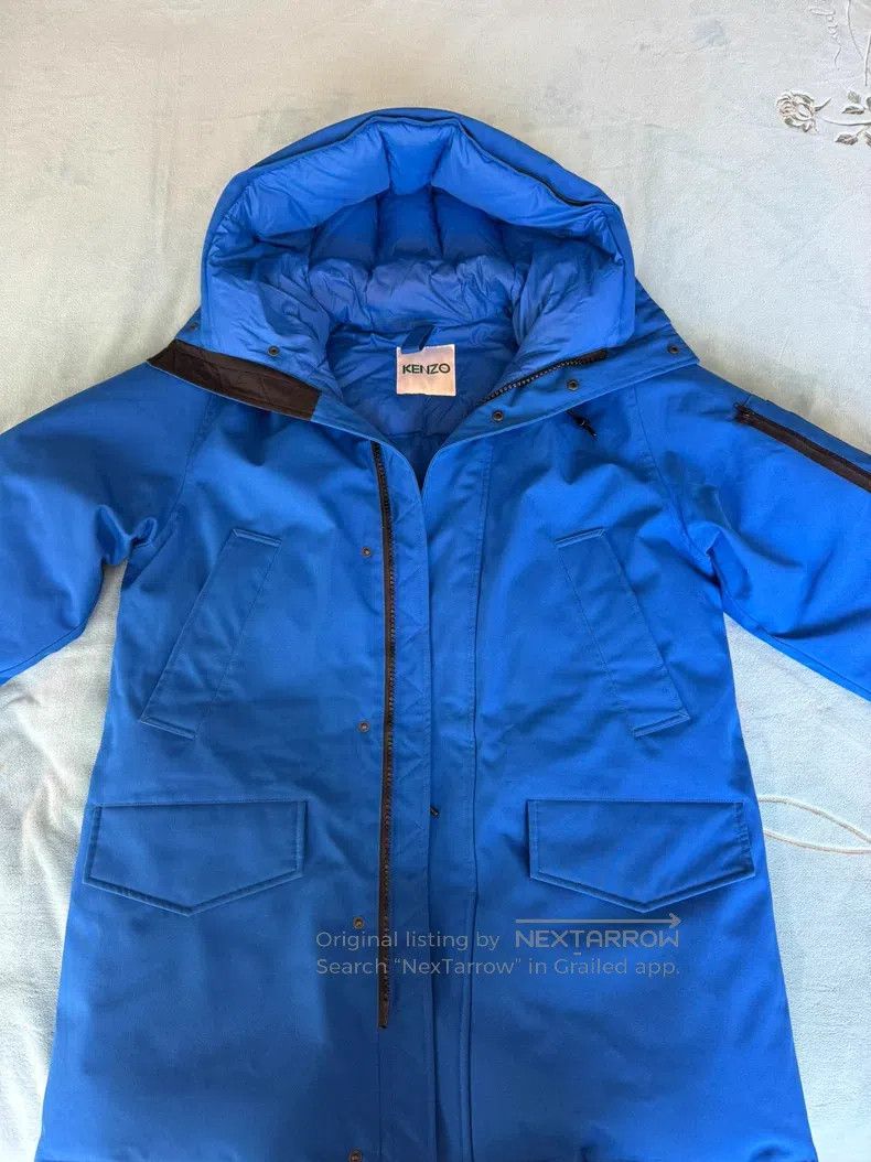 Kenzo Men's Puffer Jacket Blue Classic Style