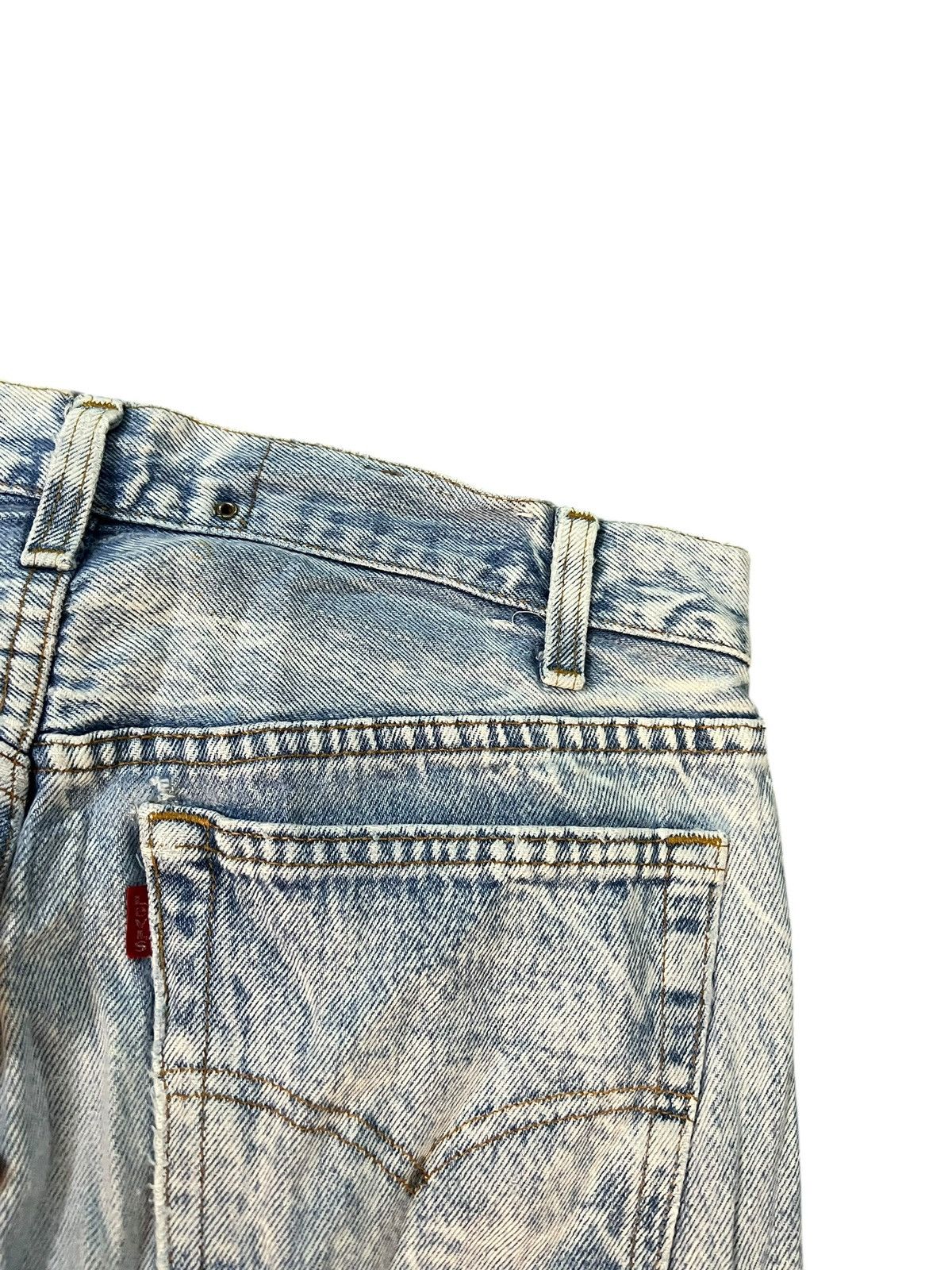 Levi's 80’s Distressed Levi’s 501 Acid Wash Rare Jean Size US 30 / EU 46 - 18 Thumbnail