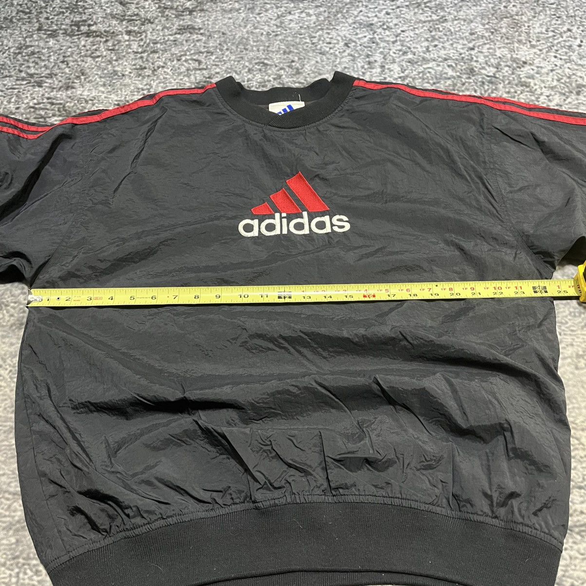 Adidas Vintage Y2K Adidas Embroidered Logo Windbreaker Pullover Size US L / EU 52-54 / 3 - 8 Thumbnail