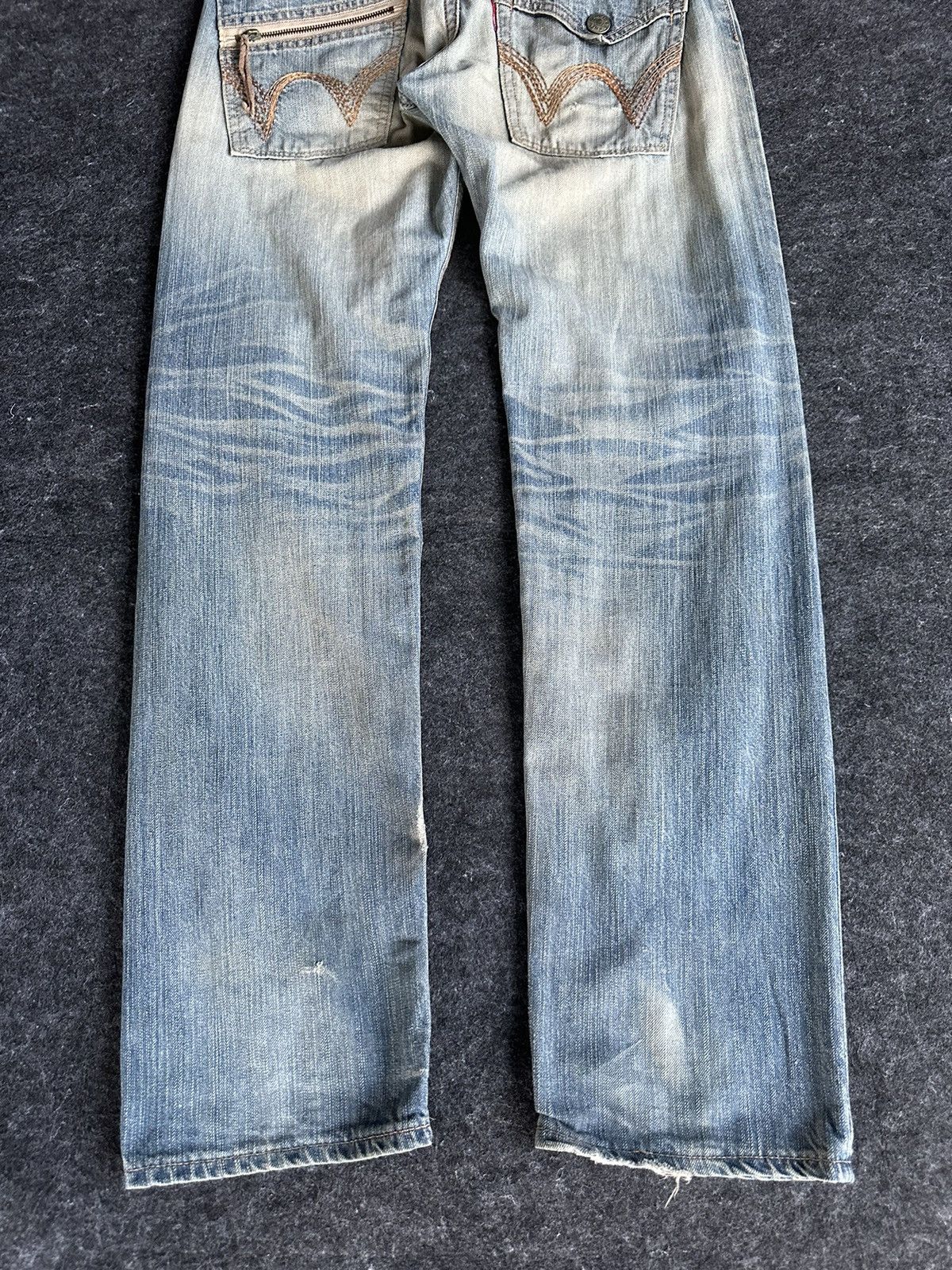 If Six Was Nine Edwin Exclusive Tokyo Japan Mudwash Vintage Denim D381 Size US 32 / EU 48 - 4 Thumbnail