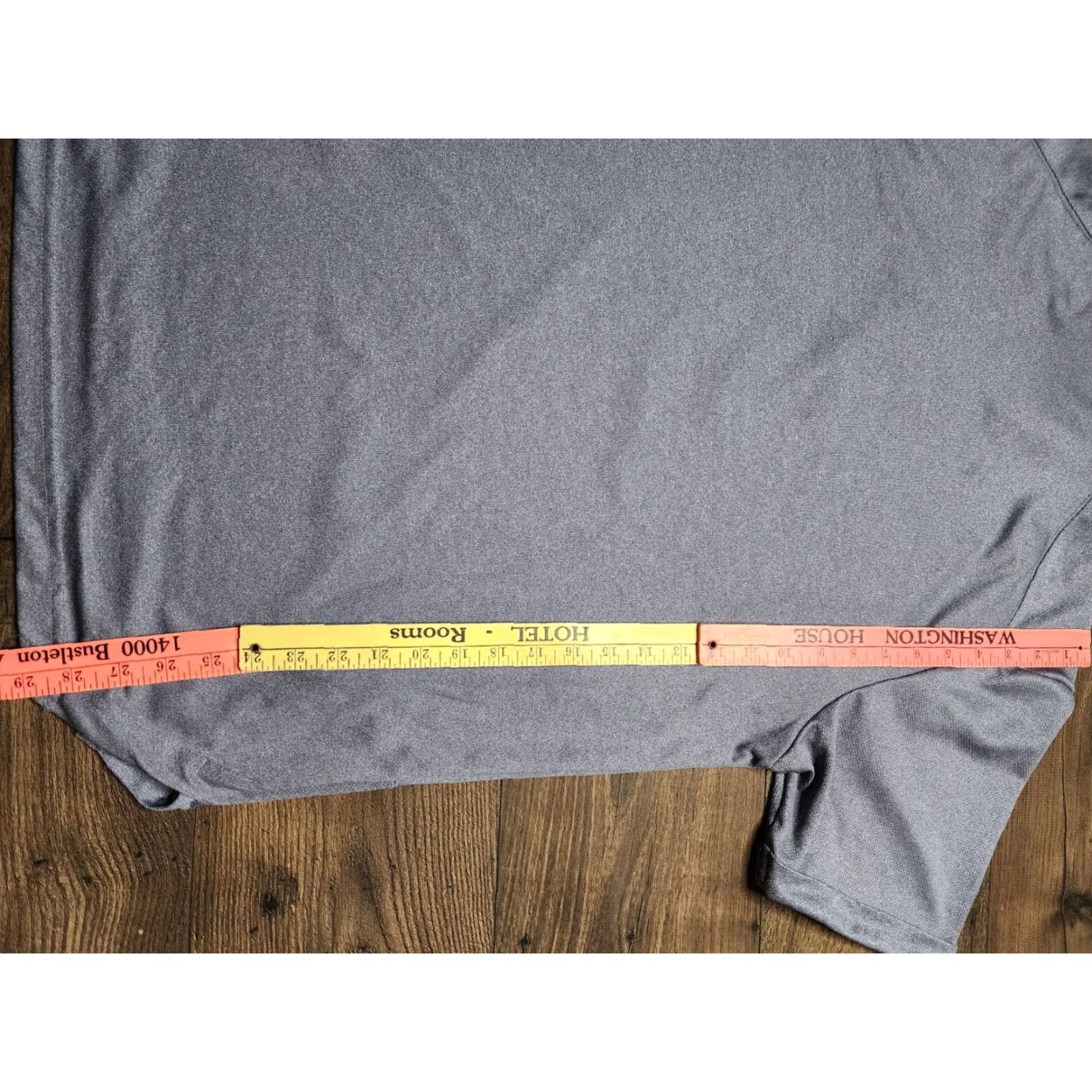 Vintage Womens L McDonalds Employee T Shirt Blue Uniform 1/4 Zip Short Sleeve Distressed Size L / US 10 / IT 46 - 5 Thumbnail