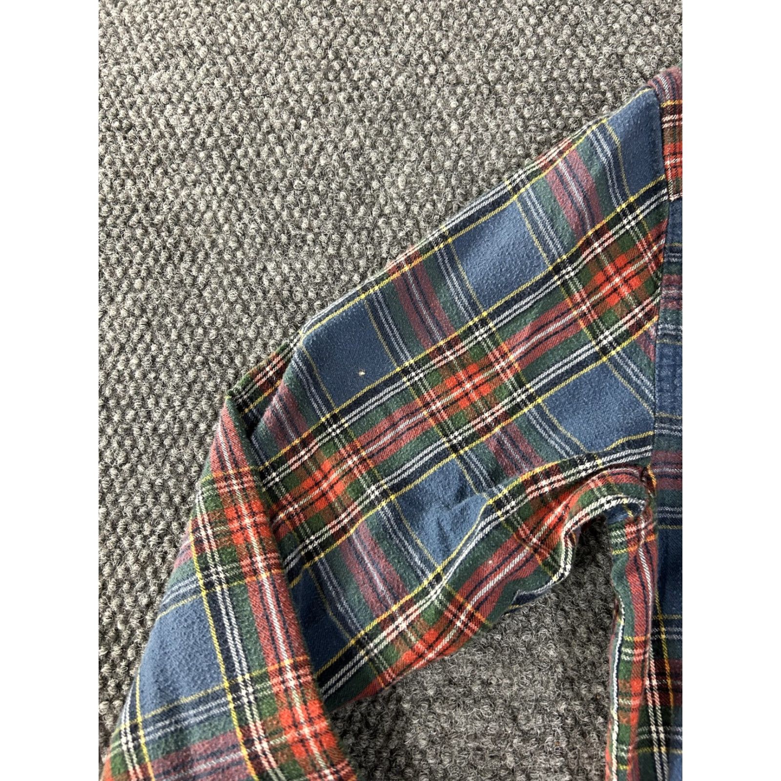 Vintage L.L.Bean Shirt Mens M Blue Plaid Flannel Button Front Long Sleeve Cotton Size US M / EU 48-50 / 2 - 7 Thumbnail