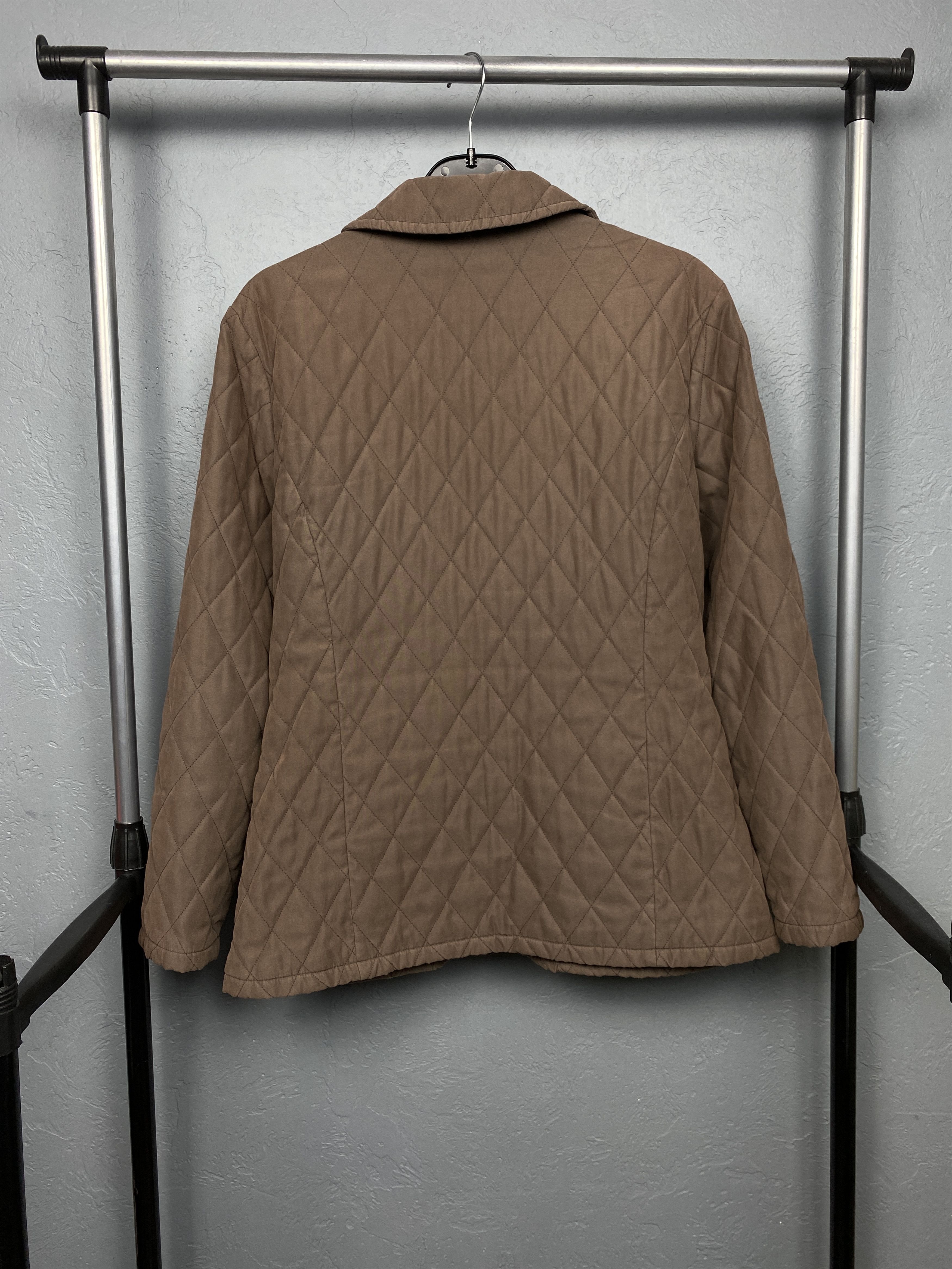 Barbour Barbour Vintage Womens Shaped M'Fibre Short Quilted Jacket Size L / US 10 / IT 46 - 6 Thumbnail