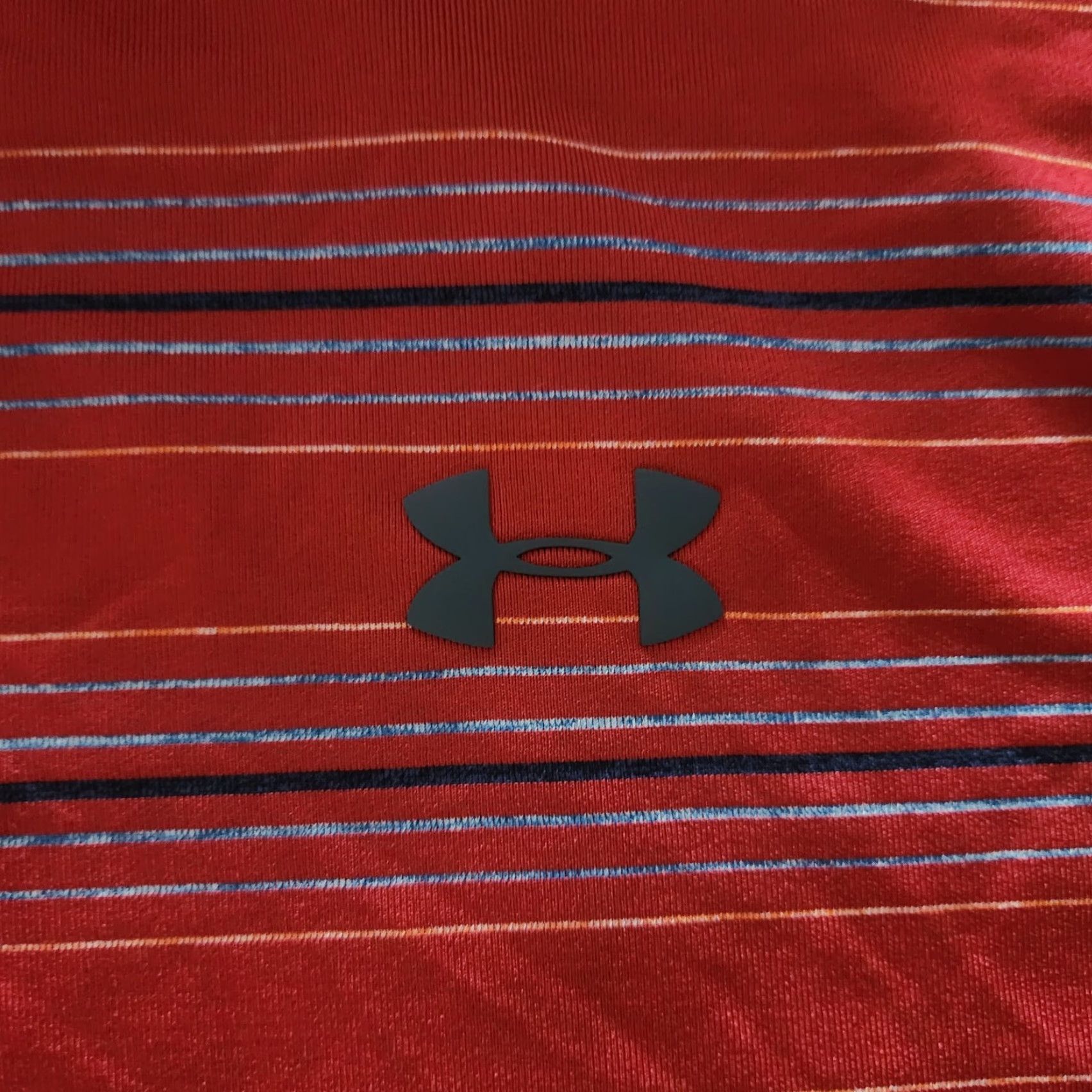 Under Armour Under Armour Polo Shirt Mens 3XL Red Striped Performance Loose Fit Golf Polo Shirt Mens 3XL Red Striped Performance Loose Fit Golf Size US XXL / EU 58 / 5 - 4 Thumbnail