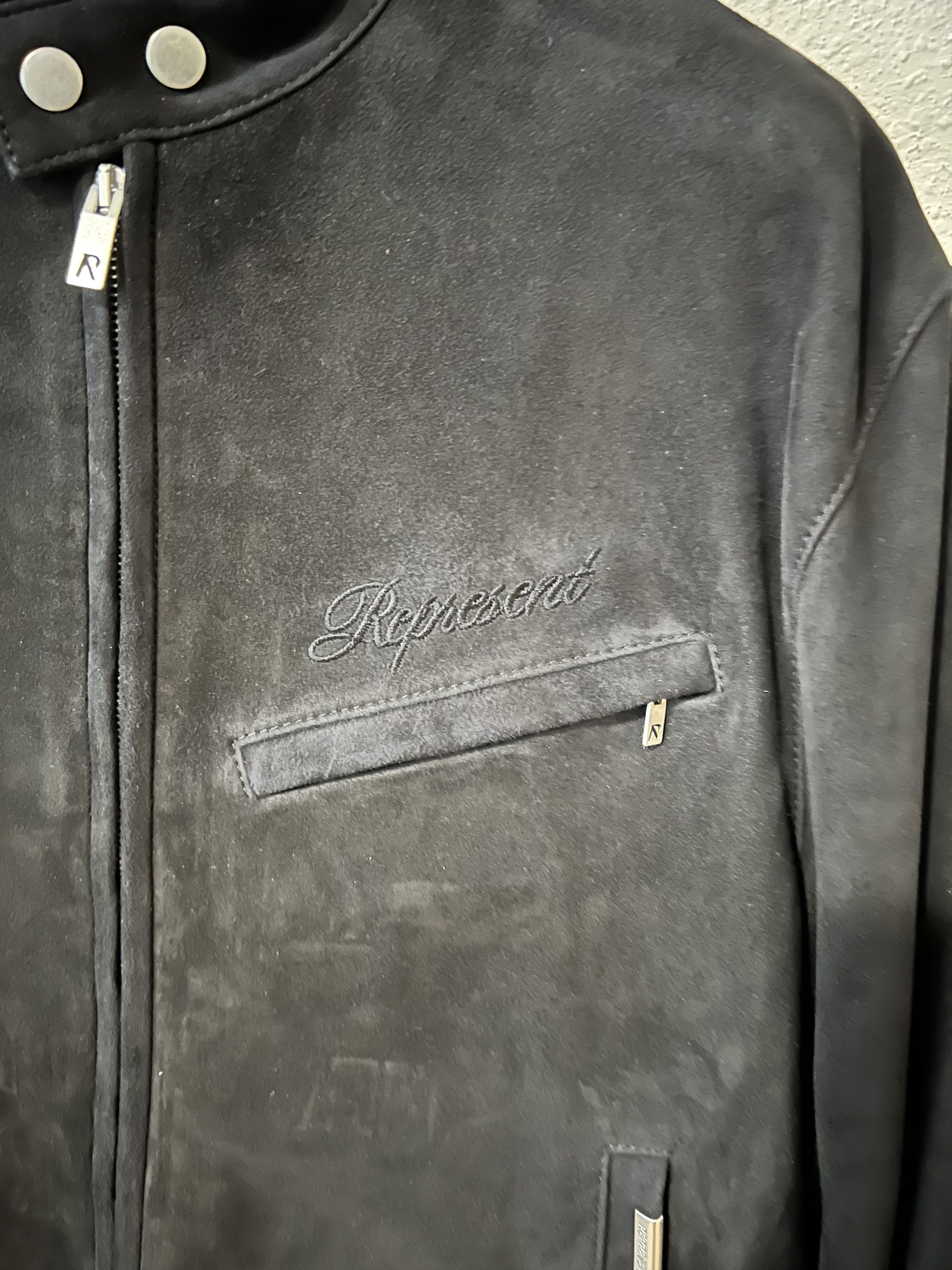 Represent Clo. Suede biker oversized jacket Size US XS / EU 42 / 0 - 2 Thumbnail