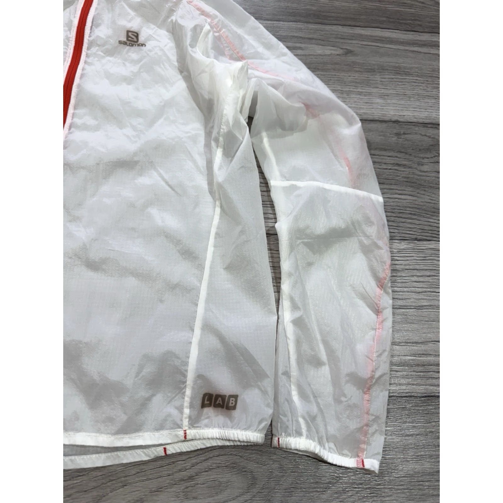 Salomon Salomon S Lab Clima Wind Ultra Light Running Jacket Women’s S/M Windbreaker White Women Size S / US 4 / IT 40 - 4 Thumbnail