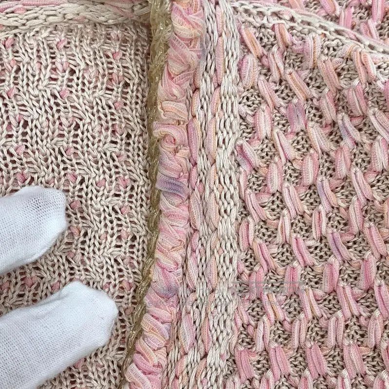 Chanel Pink Silk Cardigan for Women .