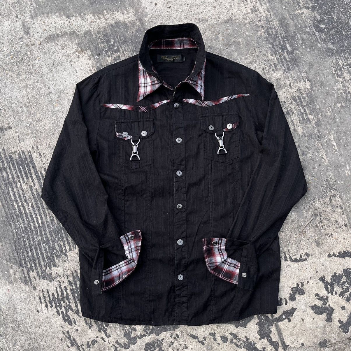 If Six Was Nine Y2K Punk shirt thruxton double neck Size US L / EU 52-54 / 3 - 1 Thumbnail