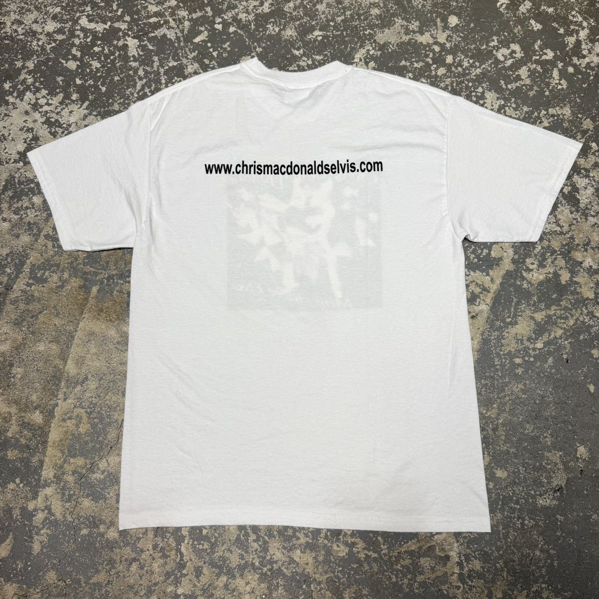 Band Tees Vintage Chris MacDonald Memories of Elvis Presley Signed Tsh Size US L / EU 52-54 / 3 - 6 Thumbnail