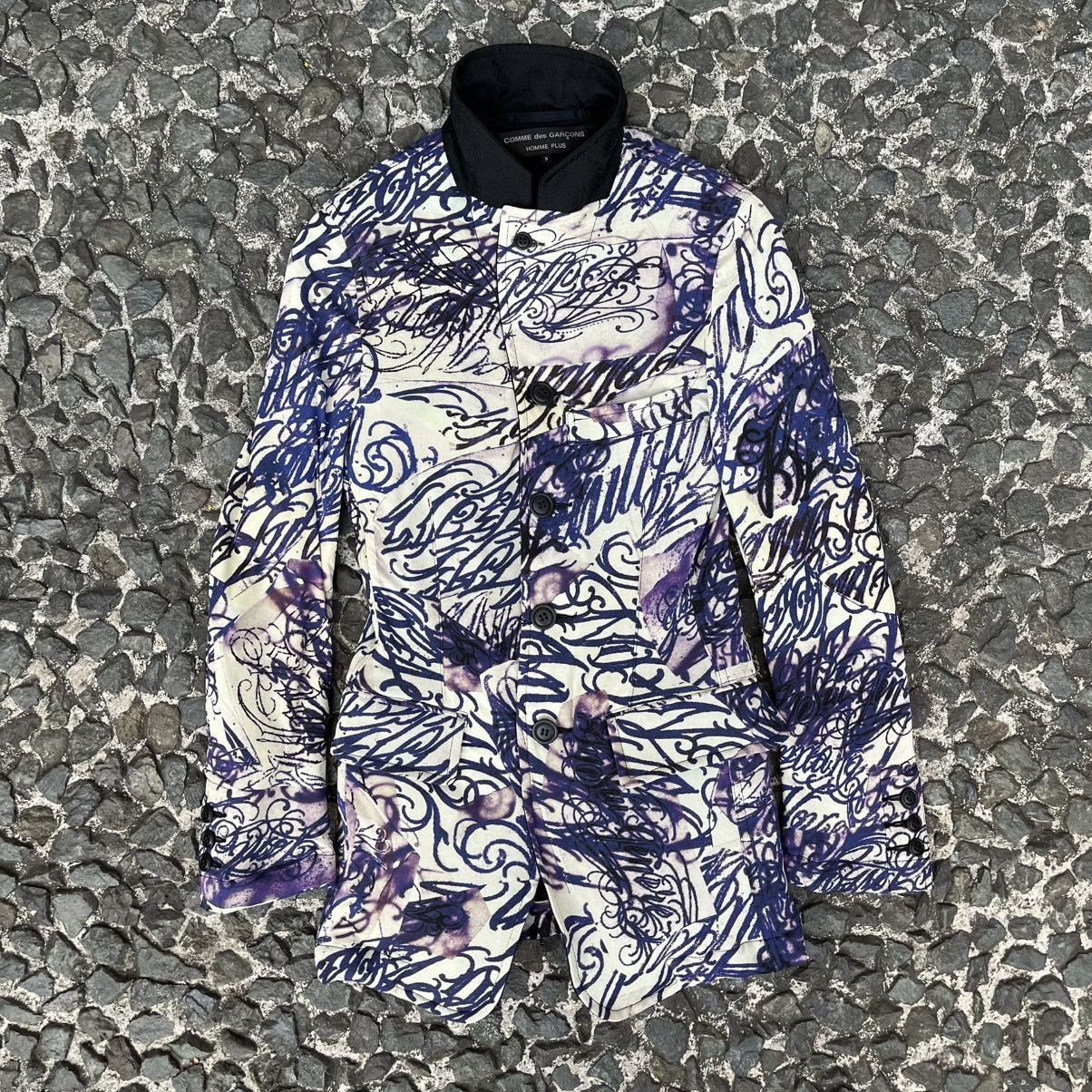 Comme des Garcons Homme Plus Comme des Garçons Homme Plus FW2015 Calligraphy Print Blazer Size US S / EU 44-46 / 1 - 10 Thumbnail